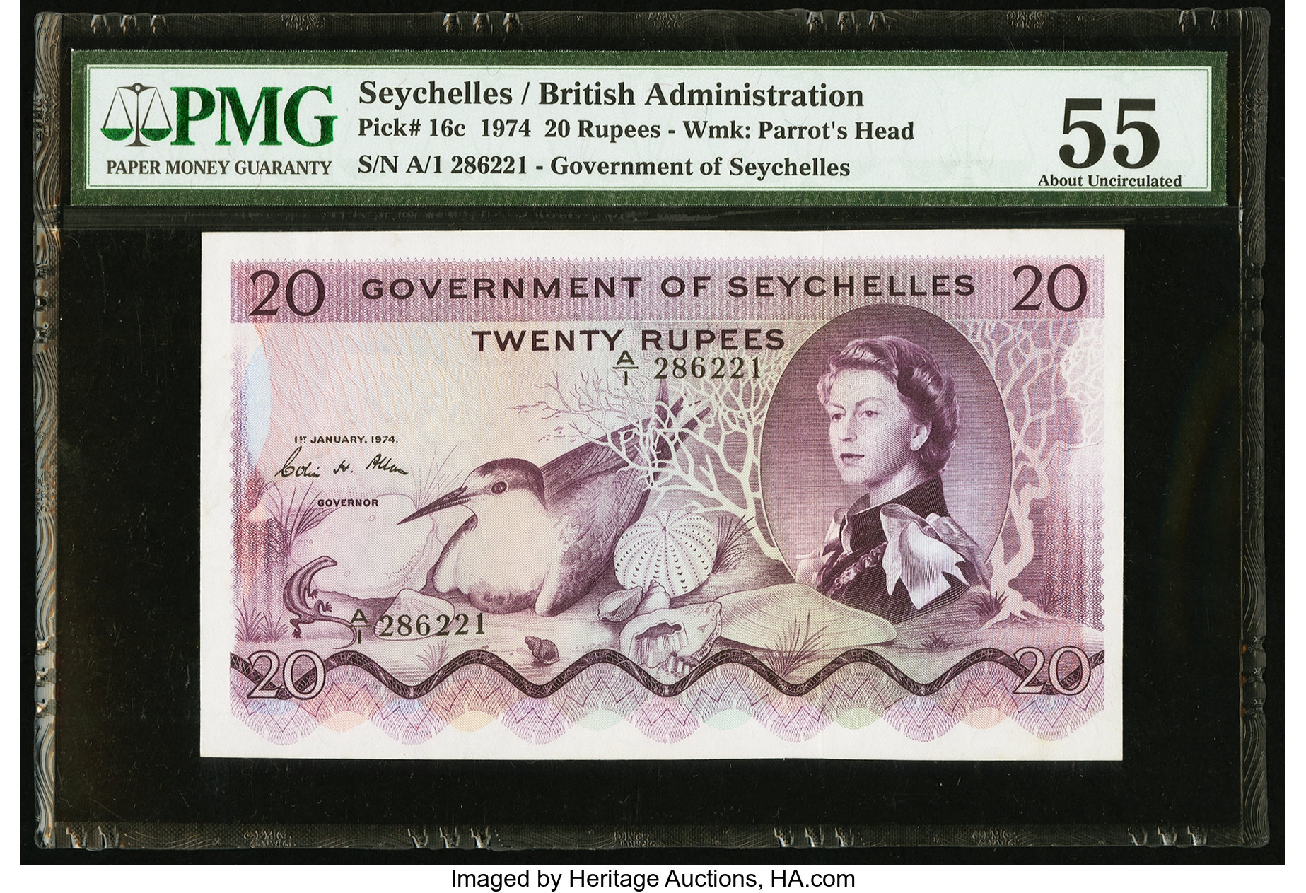 image for: Seychelles  20 rupees (B123as2)