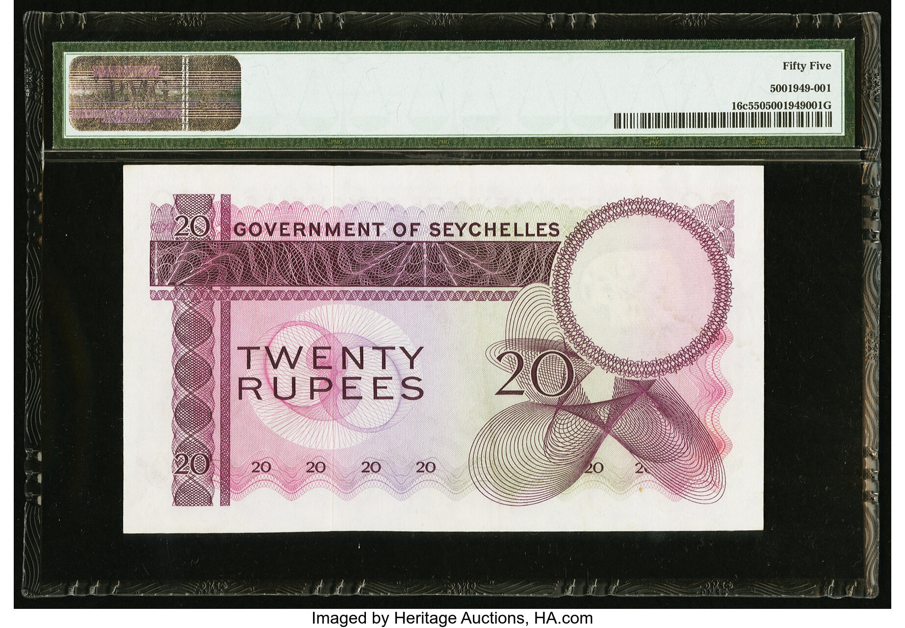 image for: Seychelles  20 rupees (B123cs1)