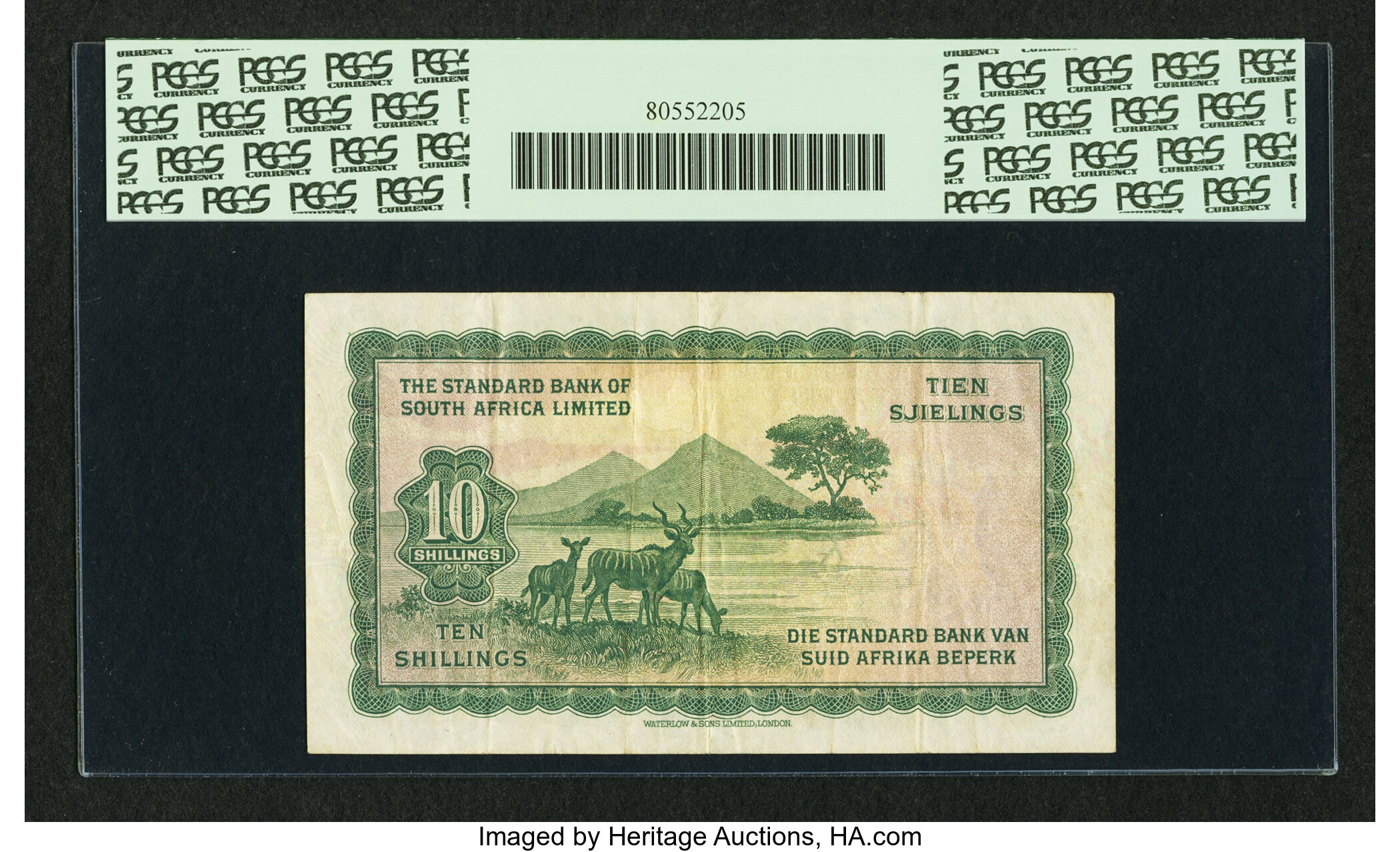 image for: South West Africa  10 shillings(B202c)