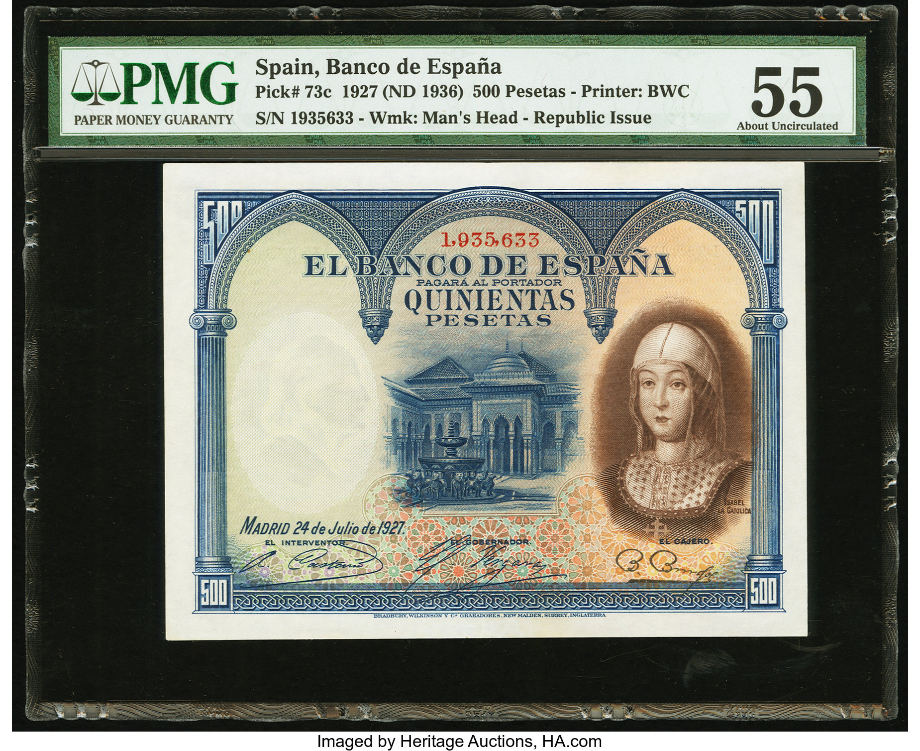 image for: Spain  500 pesetas(B517c)