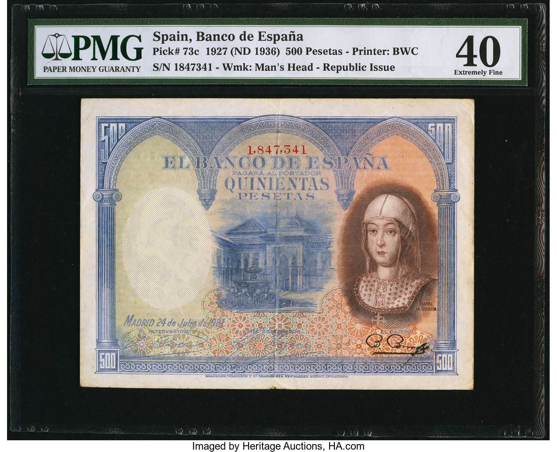 image for: Spain  500 pesetas(B517as)