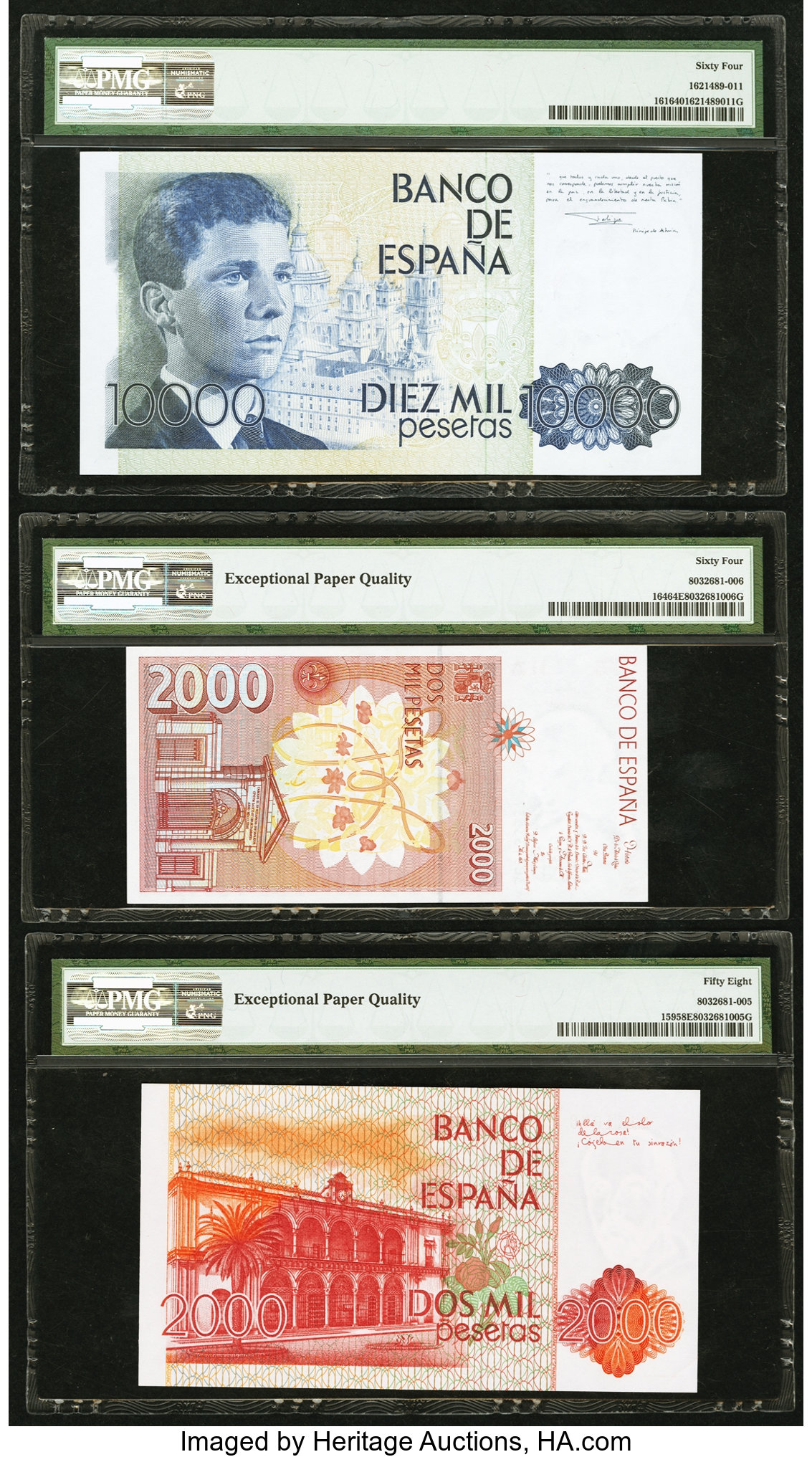 image for: Spain  10,000 pesetas (B627as1)