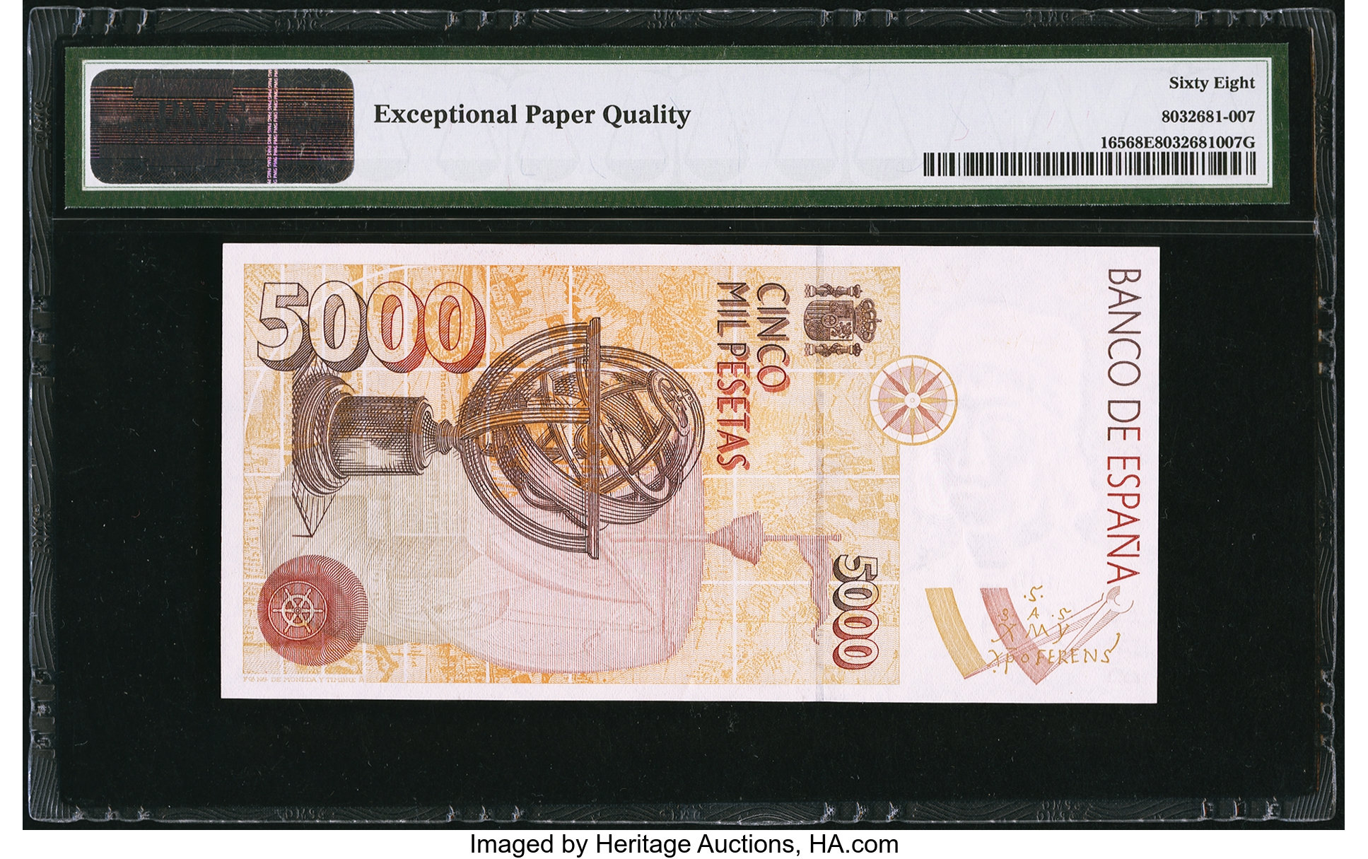 image for: Spain  5,000 pesetas (B631a)
