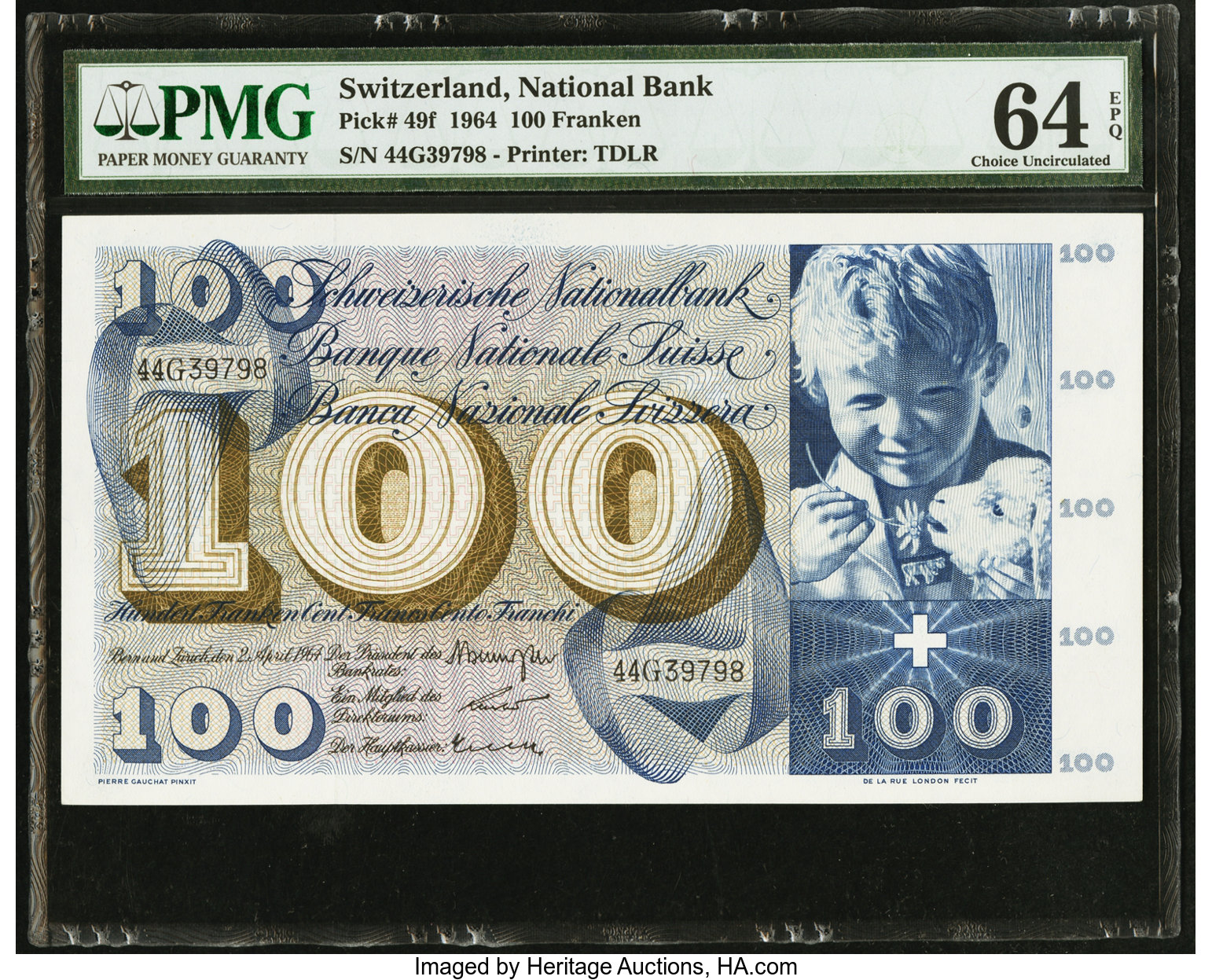 image for: Switzerland  100 francs (B334k)