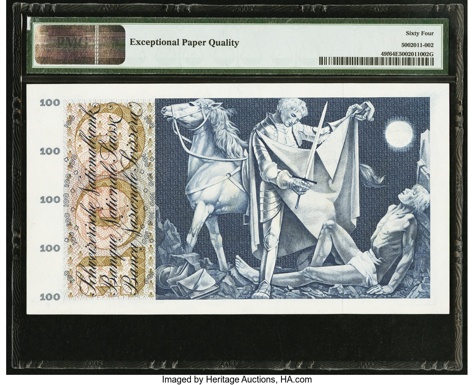 image for: Switzerland  100 francs (B334b)