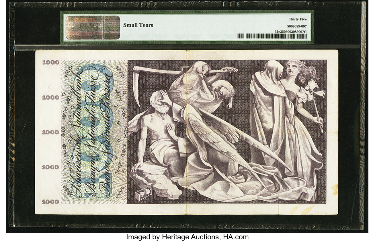 image for: Switzerland  1,000 francs (B336as2)