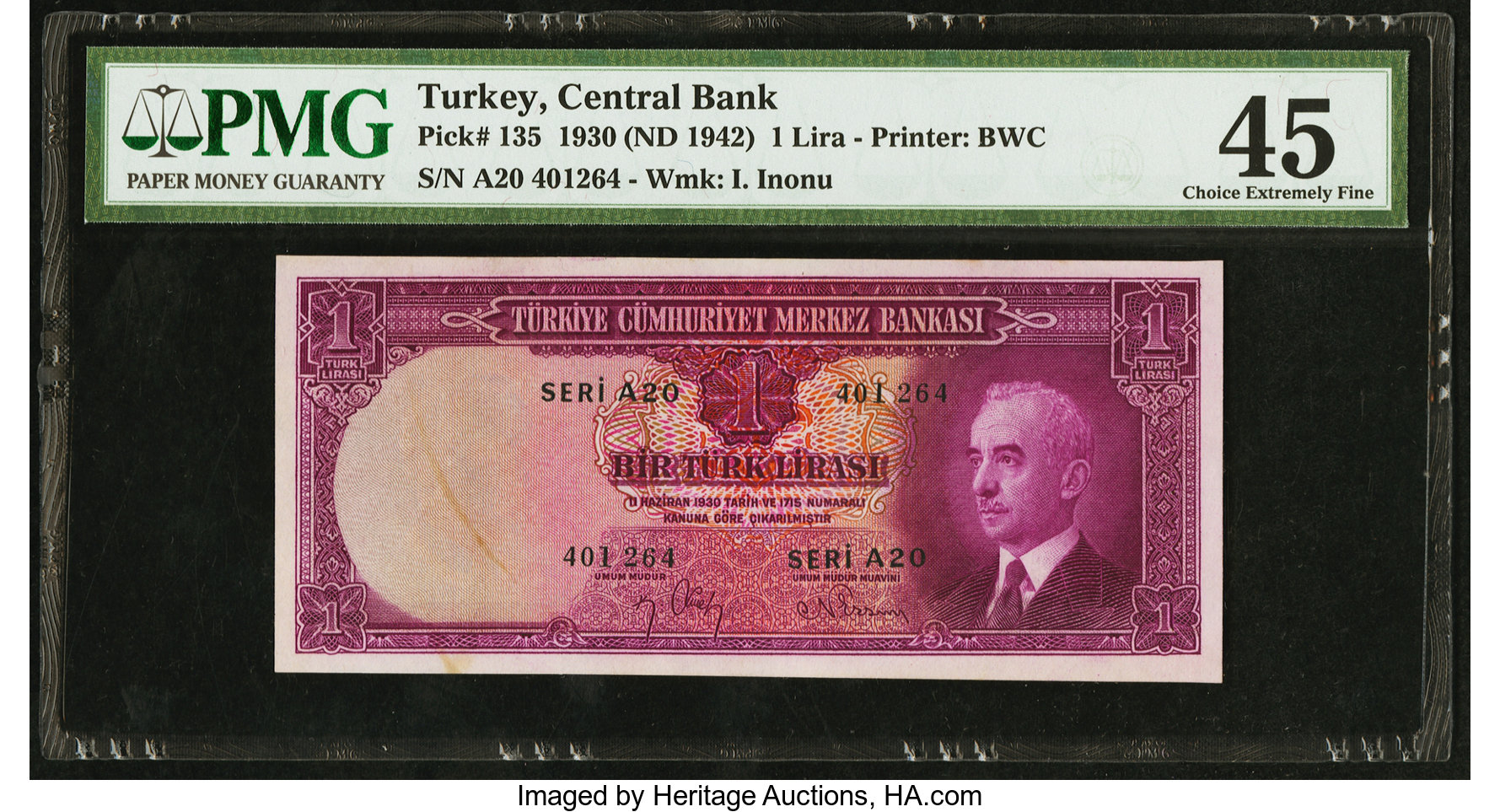 image for: Turkey  1 T?rk liras? (B212at)