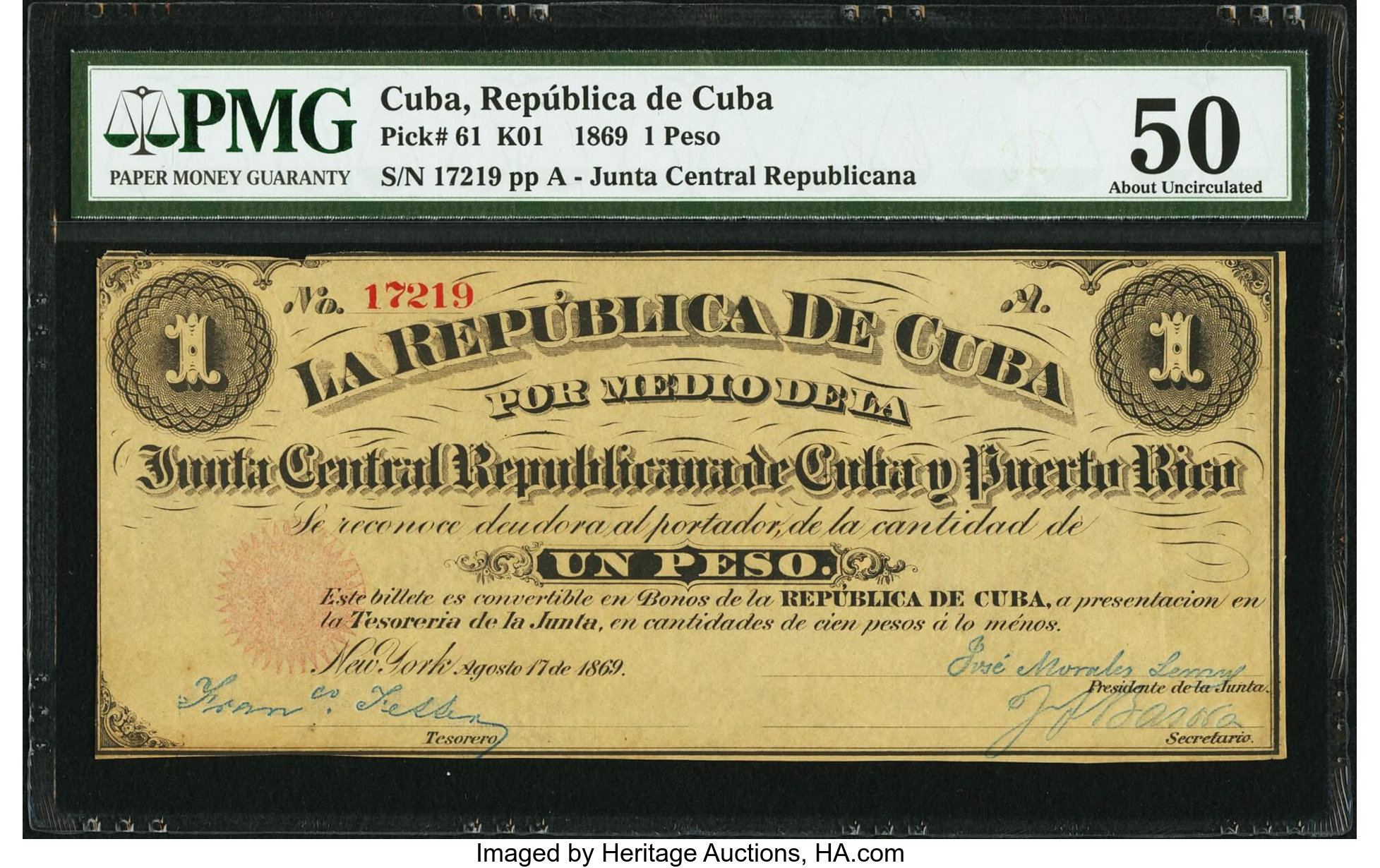 image for: Cuba  1 peso(B601a)