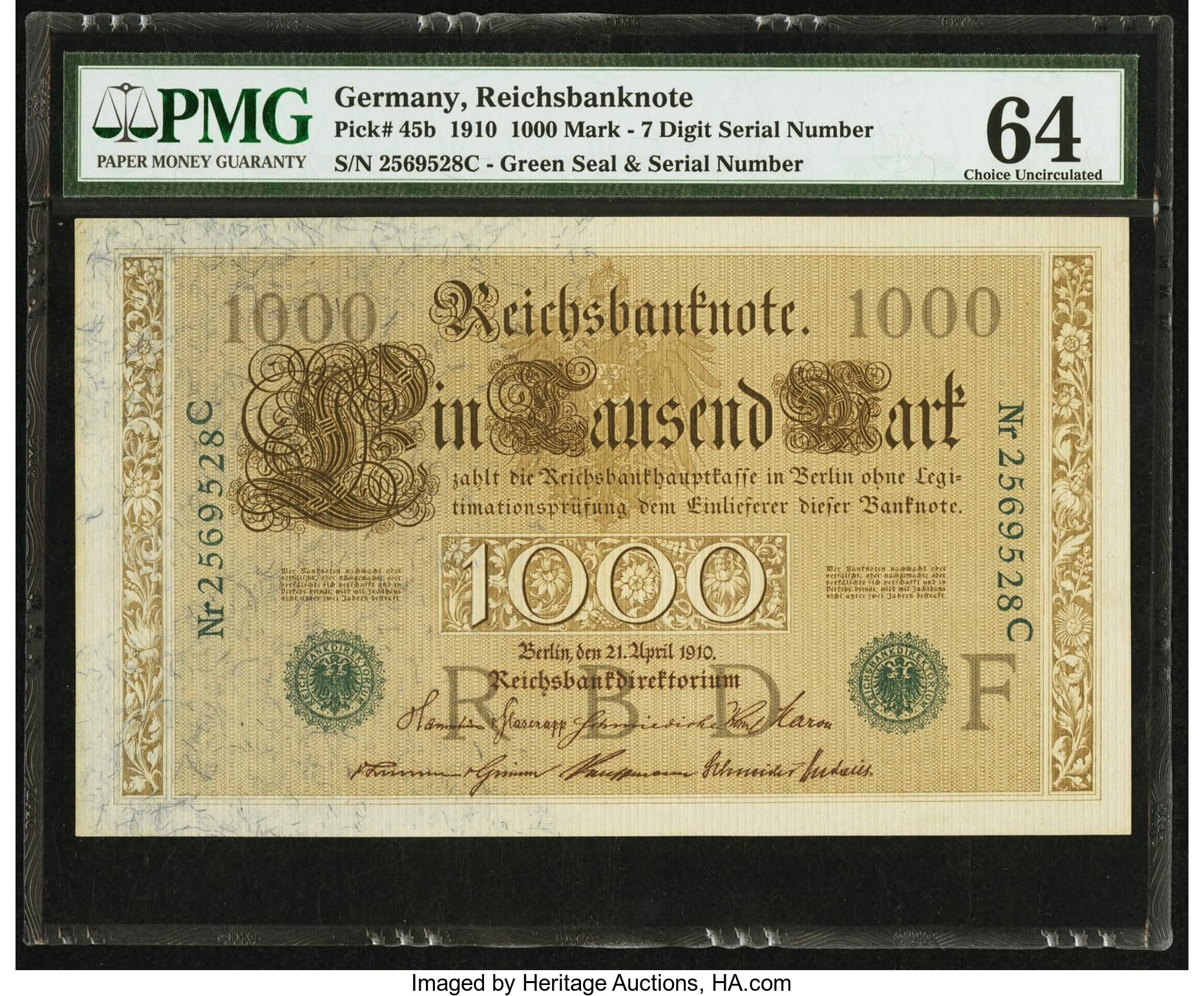 image for: Germany  1,000 mark (B218a5)