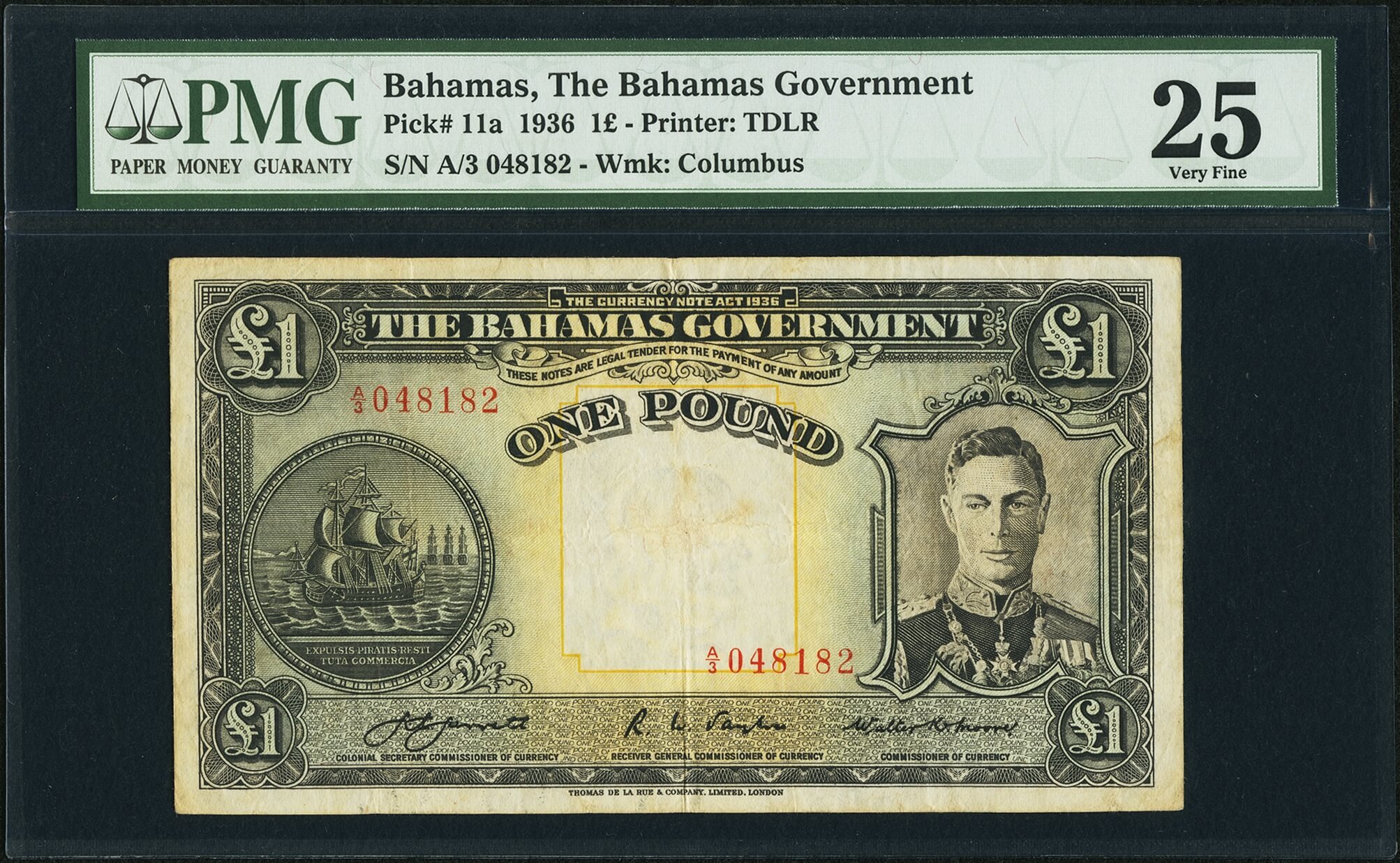 image for: Bahamas  1 pound(B110cs)