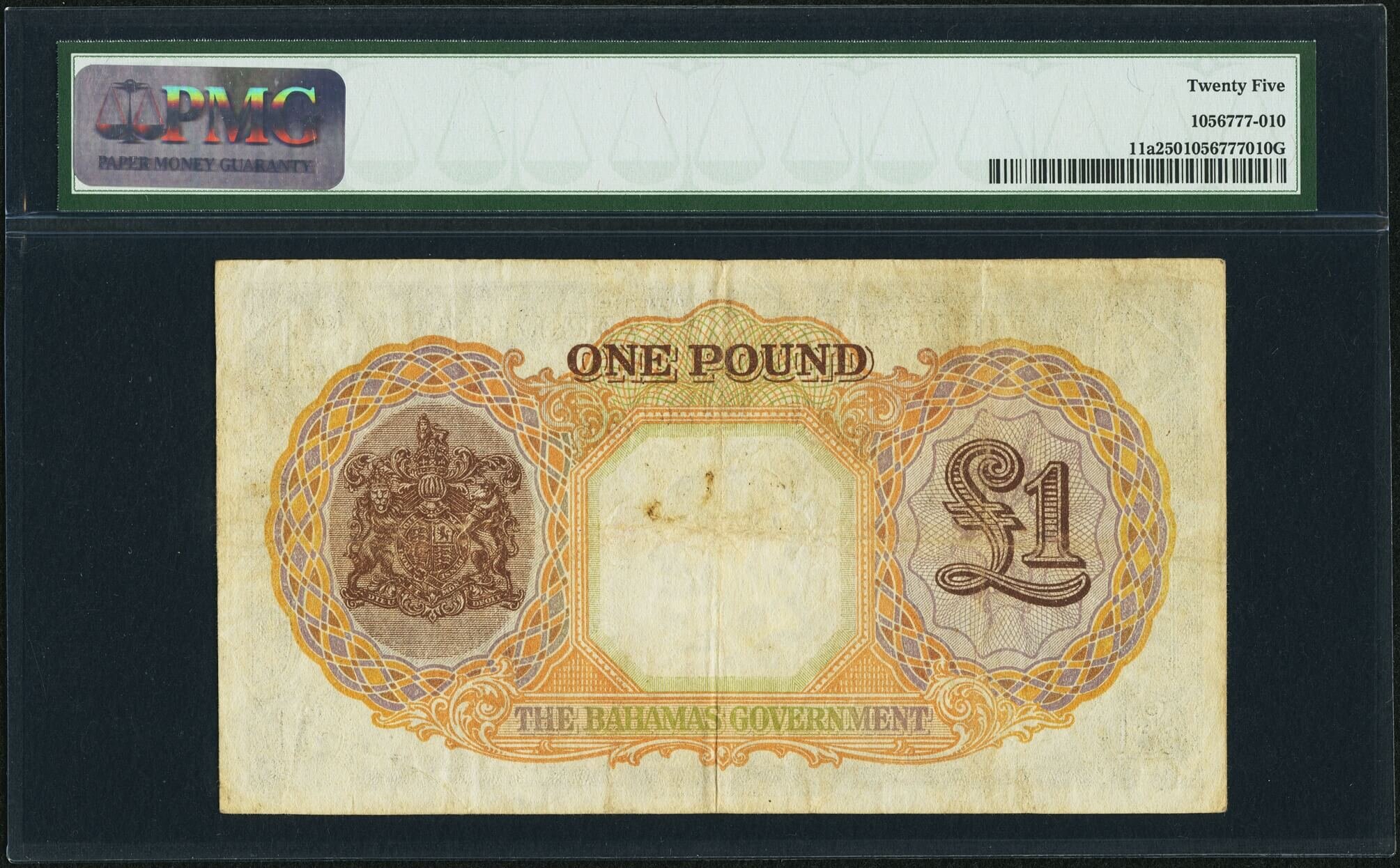 image for: Bahamas  1 pound(B110b)