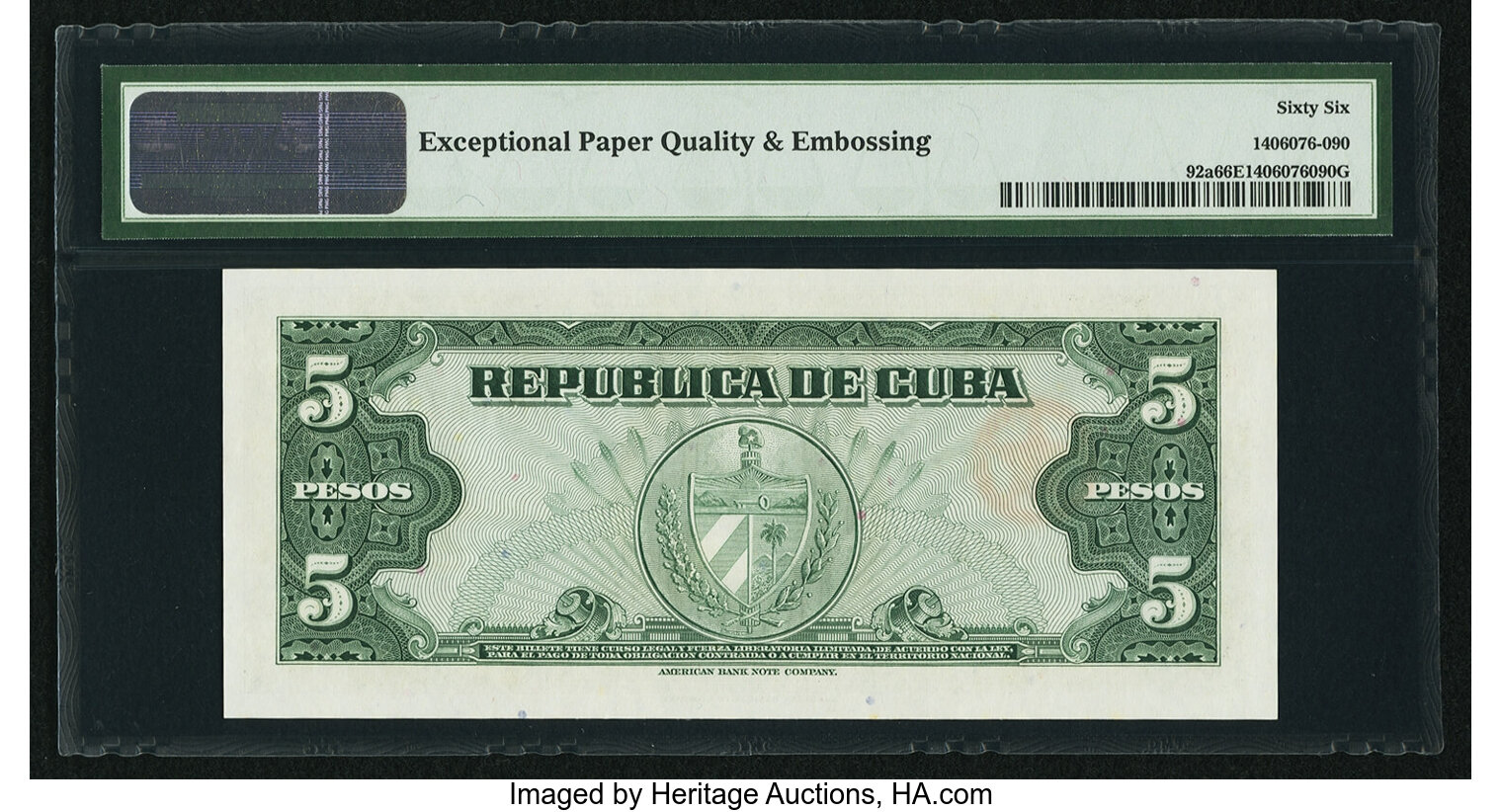 image for: Cuba  5 pesos (B815as2)