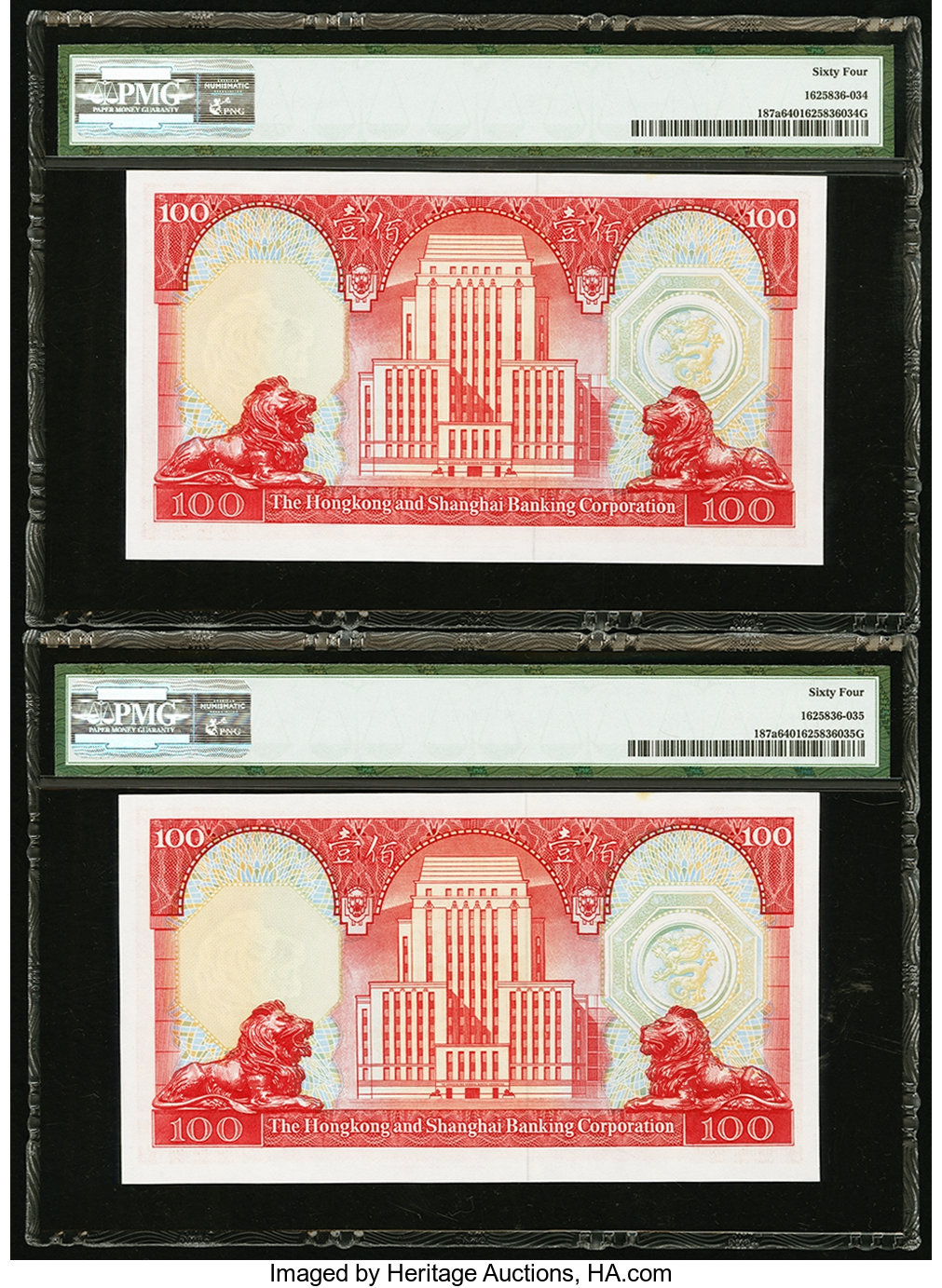 image for: Hong Kong  100 dollars (B668bs)