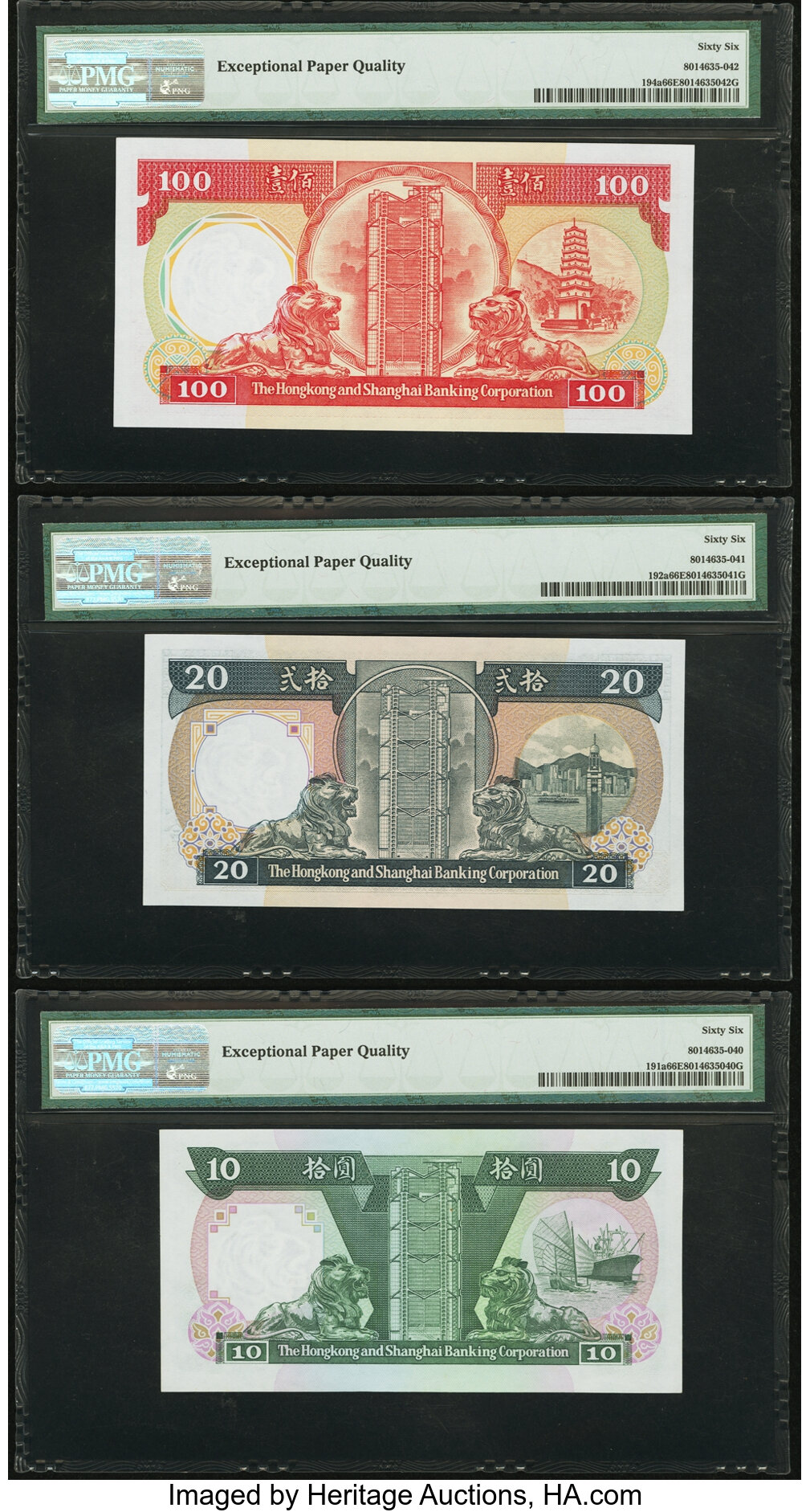 image for: Hong Kong  100 dollars (B676b)