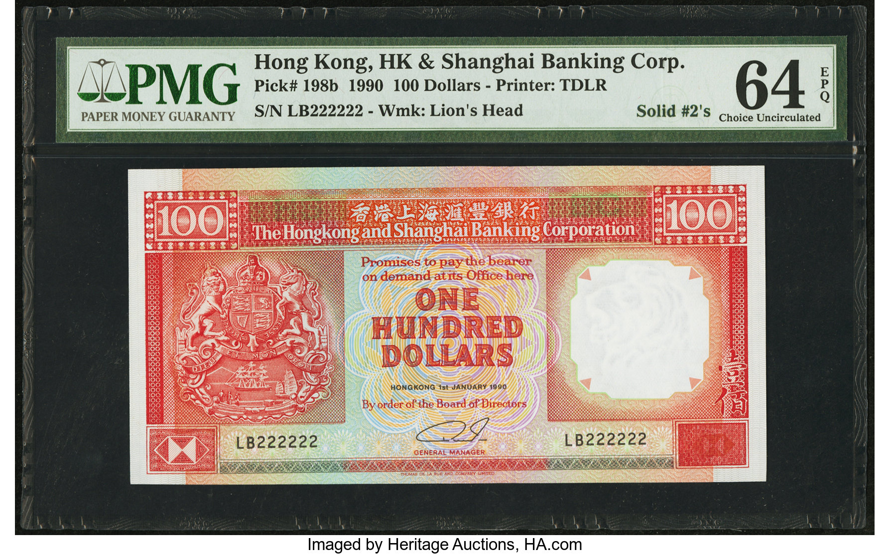 image for: Hong Kong  100 dollars (B677c)