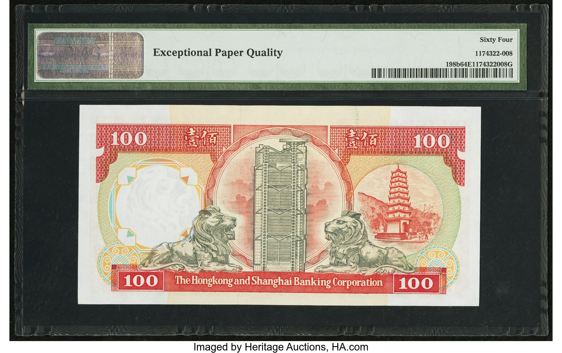 image for: Hong Kong  100 dollars (B677c)