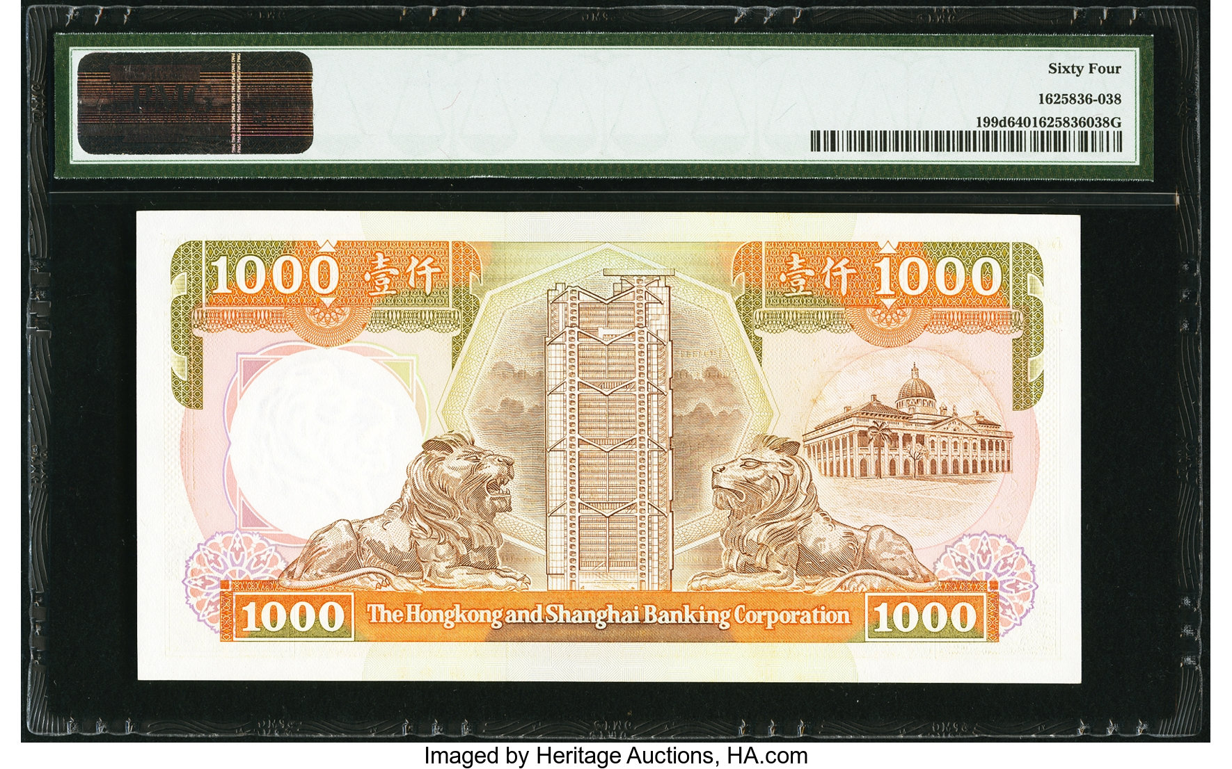 image for: Hong Kong  1,000 dollars (B680a)