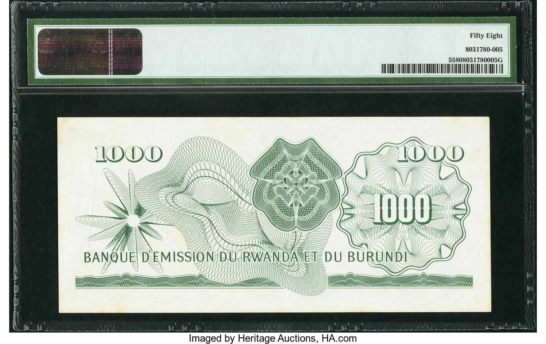 image for: Rwanda  1,000 francs(B105a)