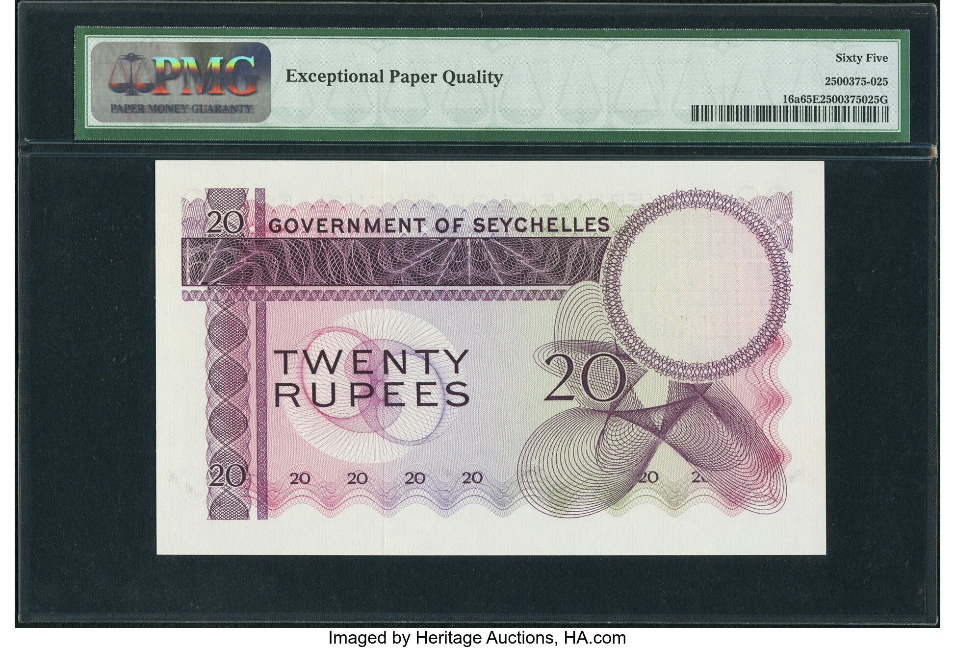 image for: Seychelles  20 rupees (B123t)