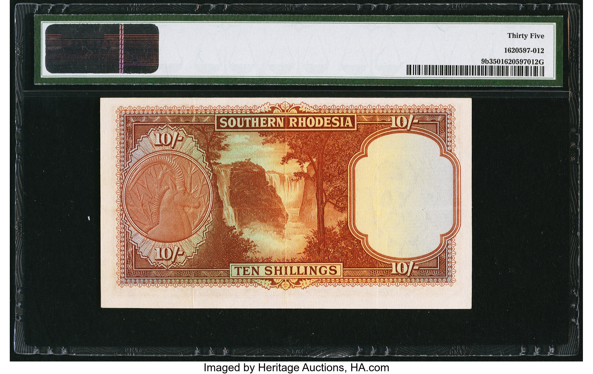 image for: Southern Rhodesia  10 shillings (B103j2)