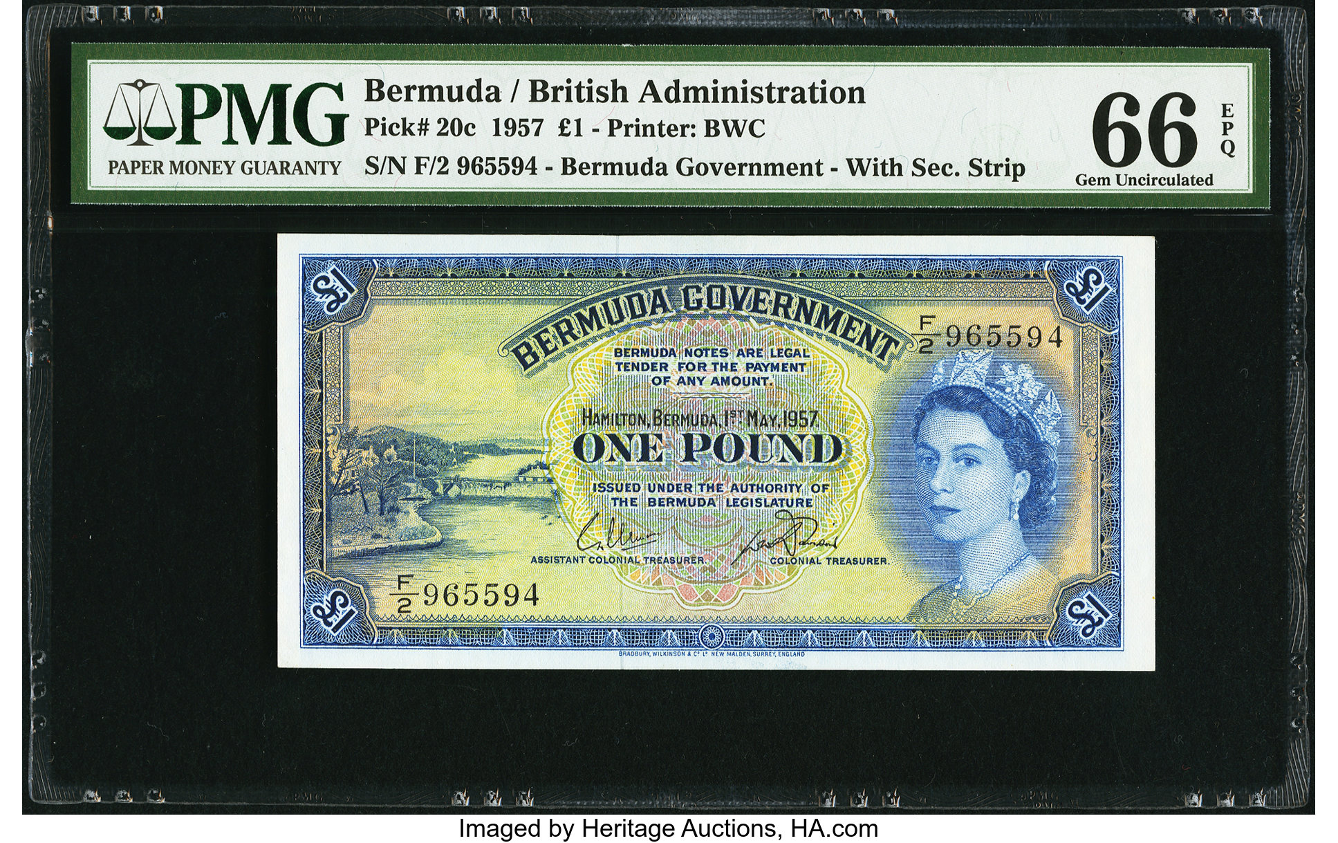 image for: Bermuda  1 pound (B121ds2)