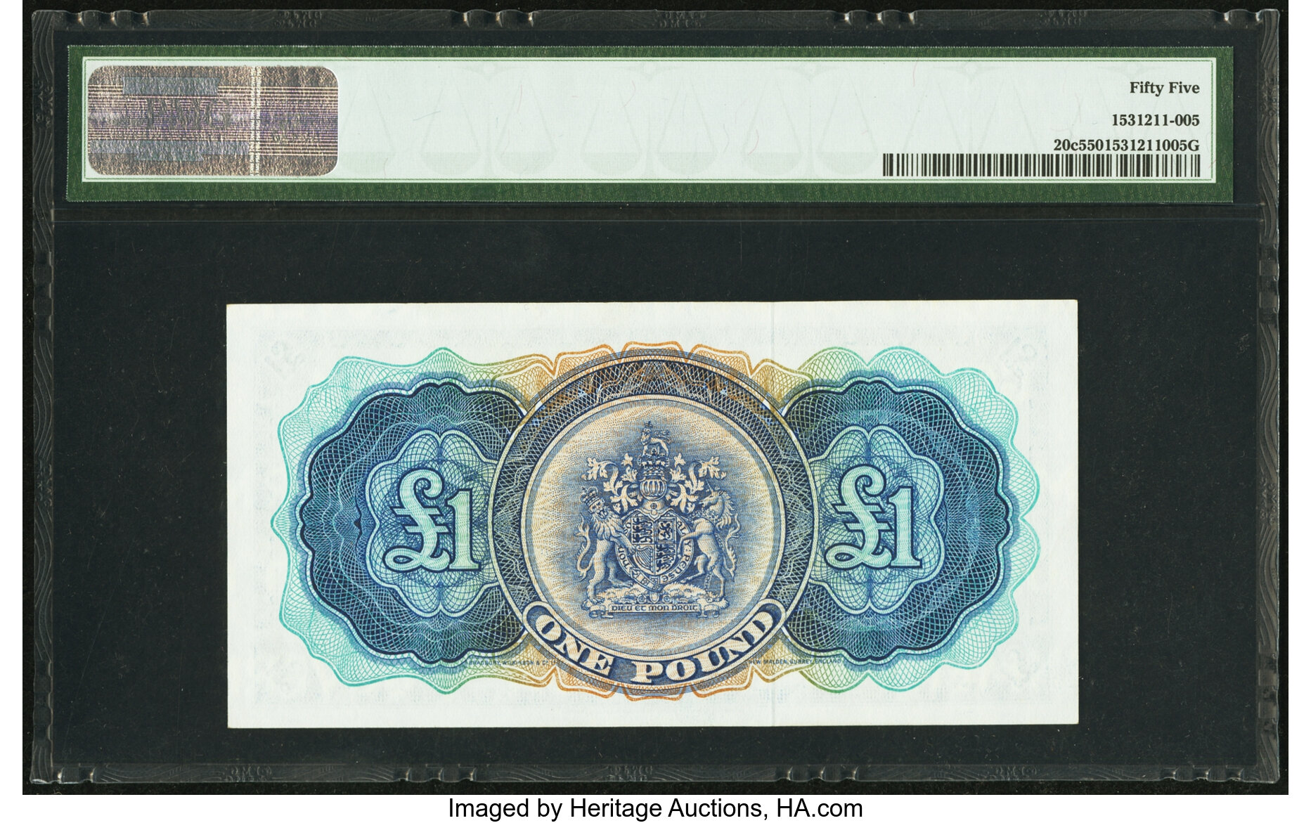 image for: Bermuda  1 pound (B121as2)