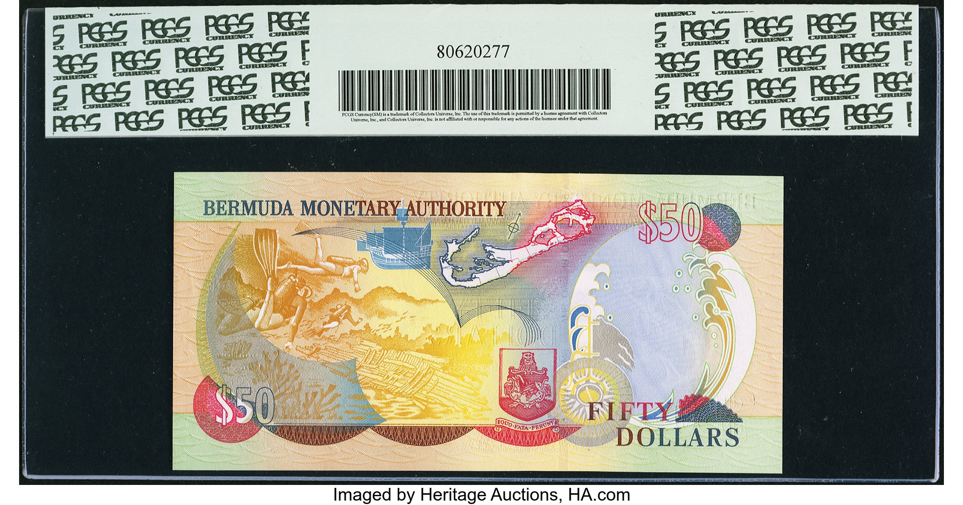 image for: Bermuda  50 dollars (B228as)