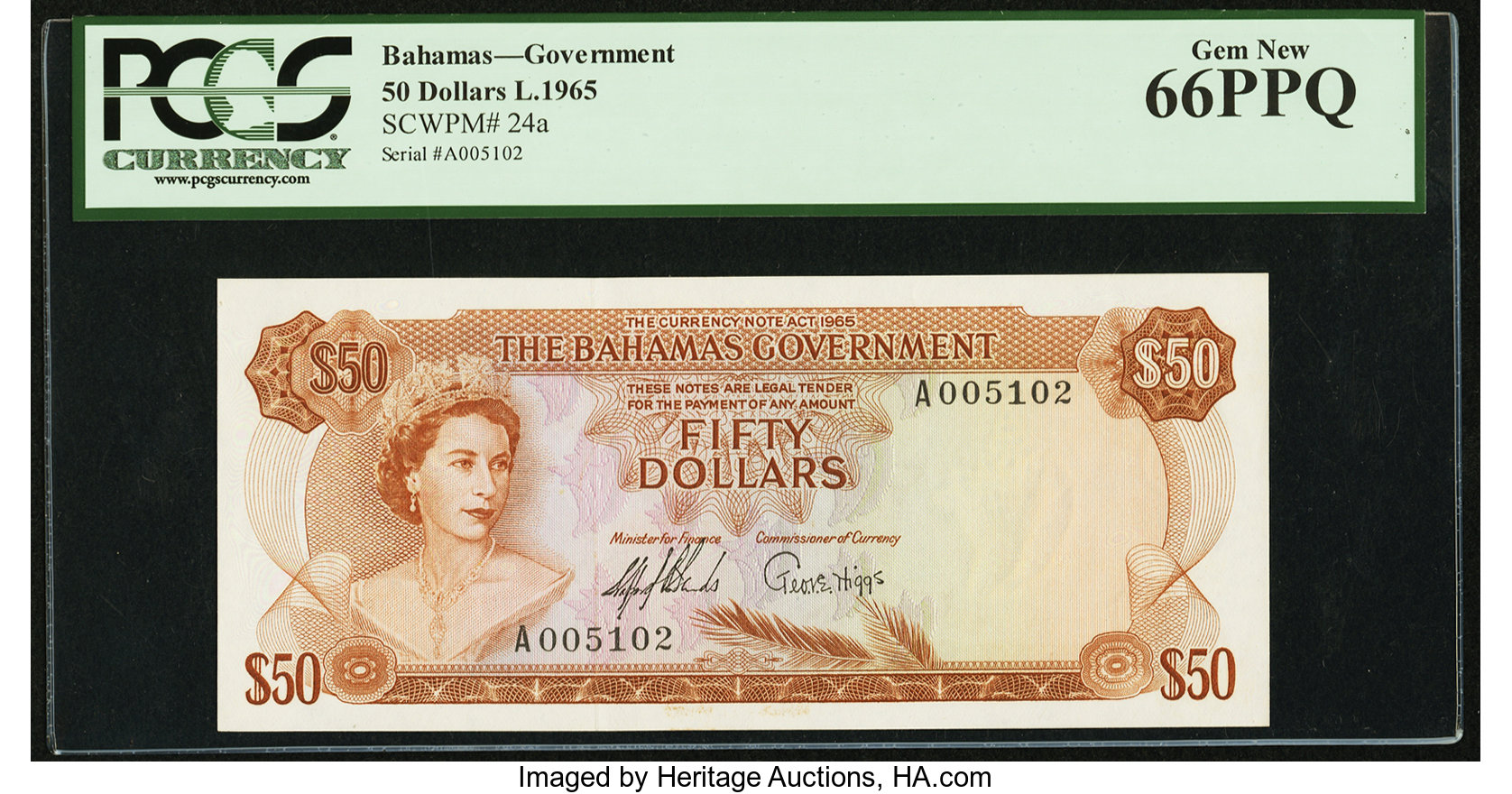 image for: Bahamas  50 dollars (B123b)
