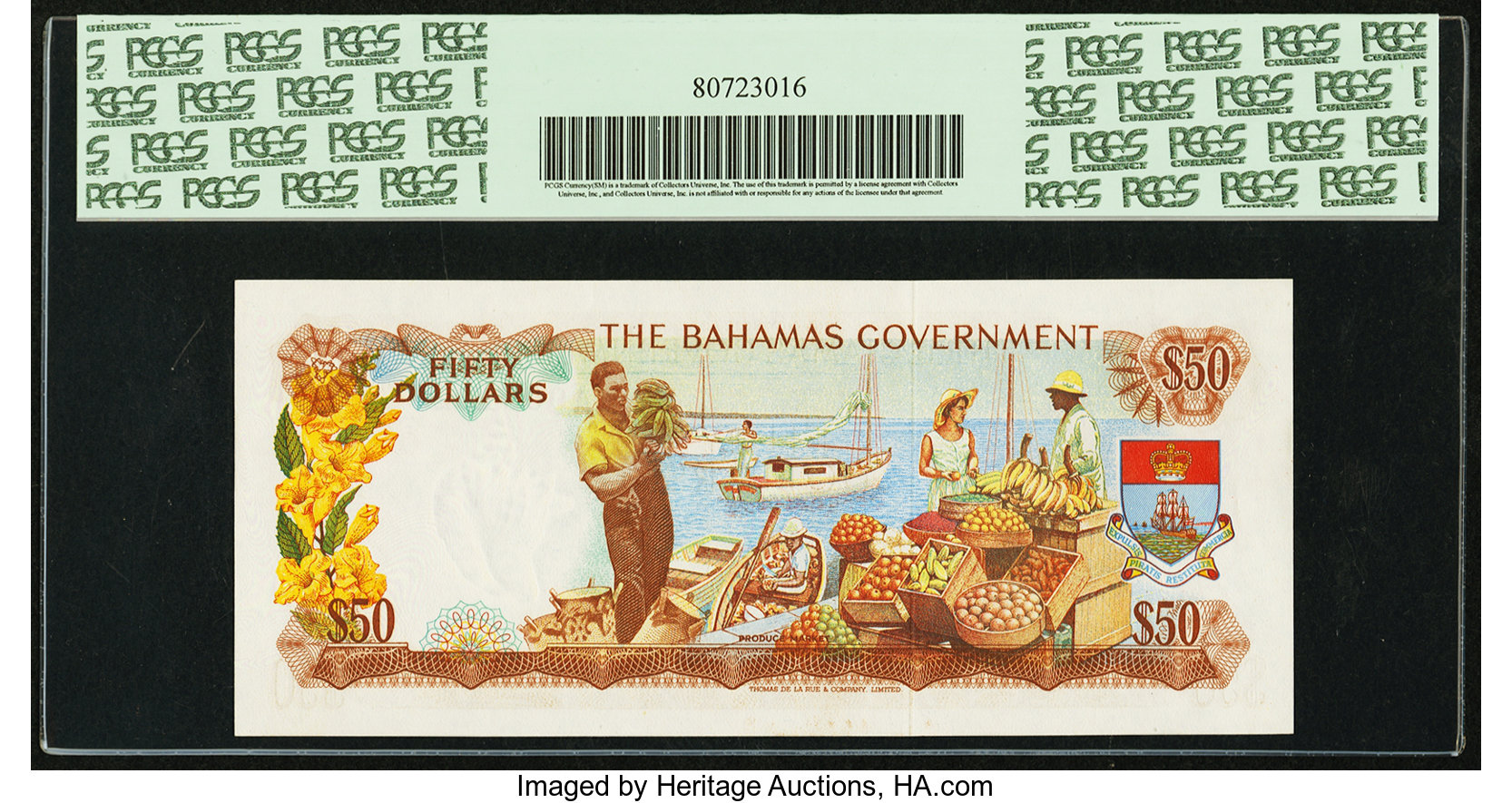 image for: Bahamas  50 dollars (B123bs2)