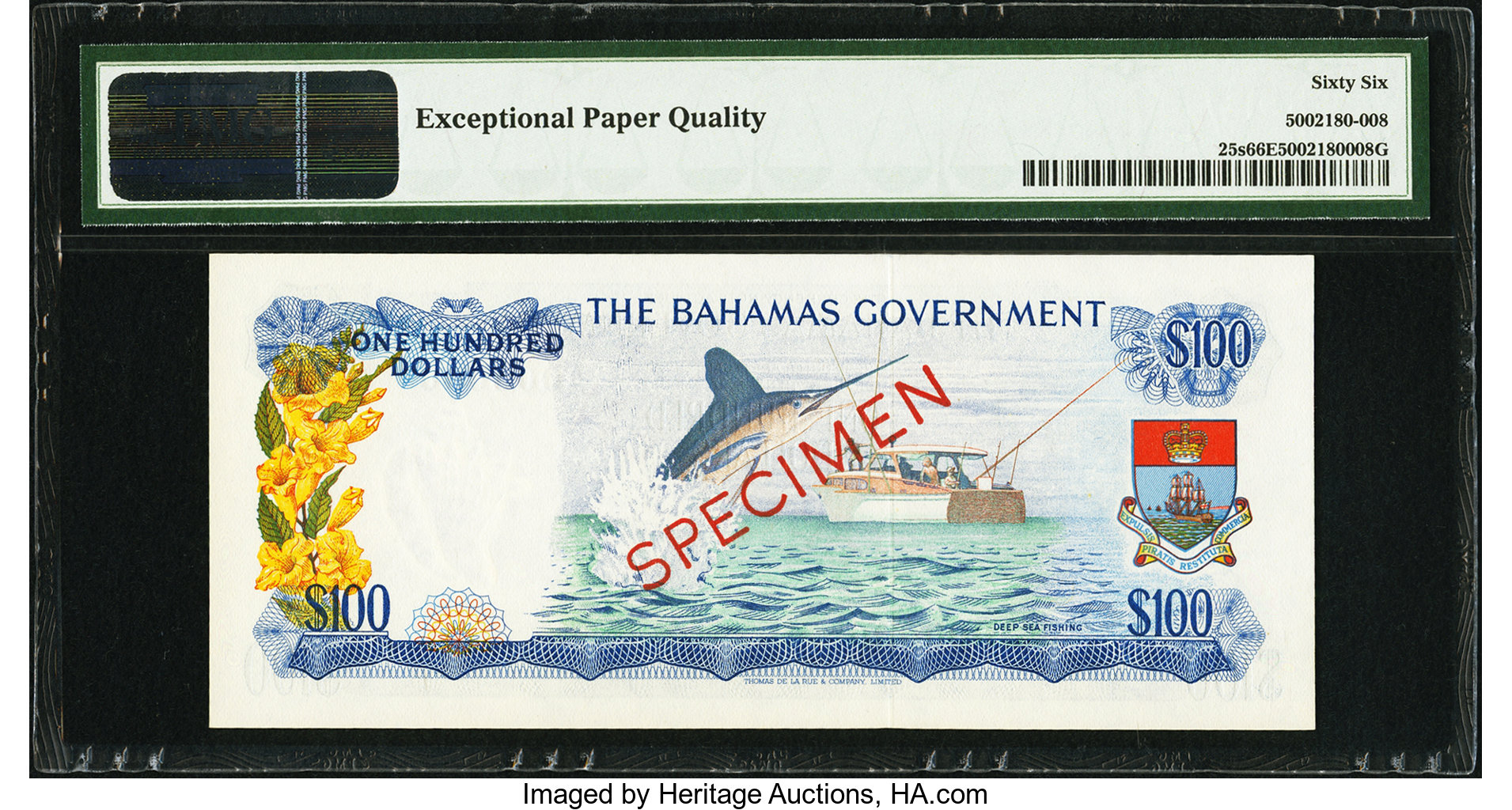 image for: Bahamas  100 dollars (B124z)