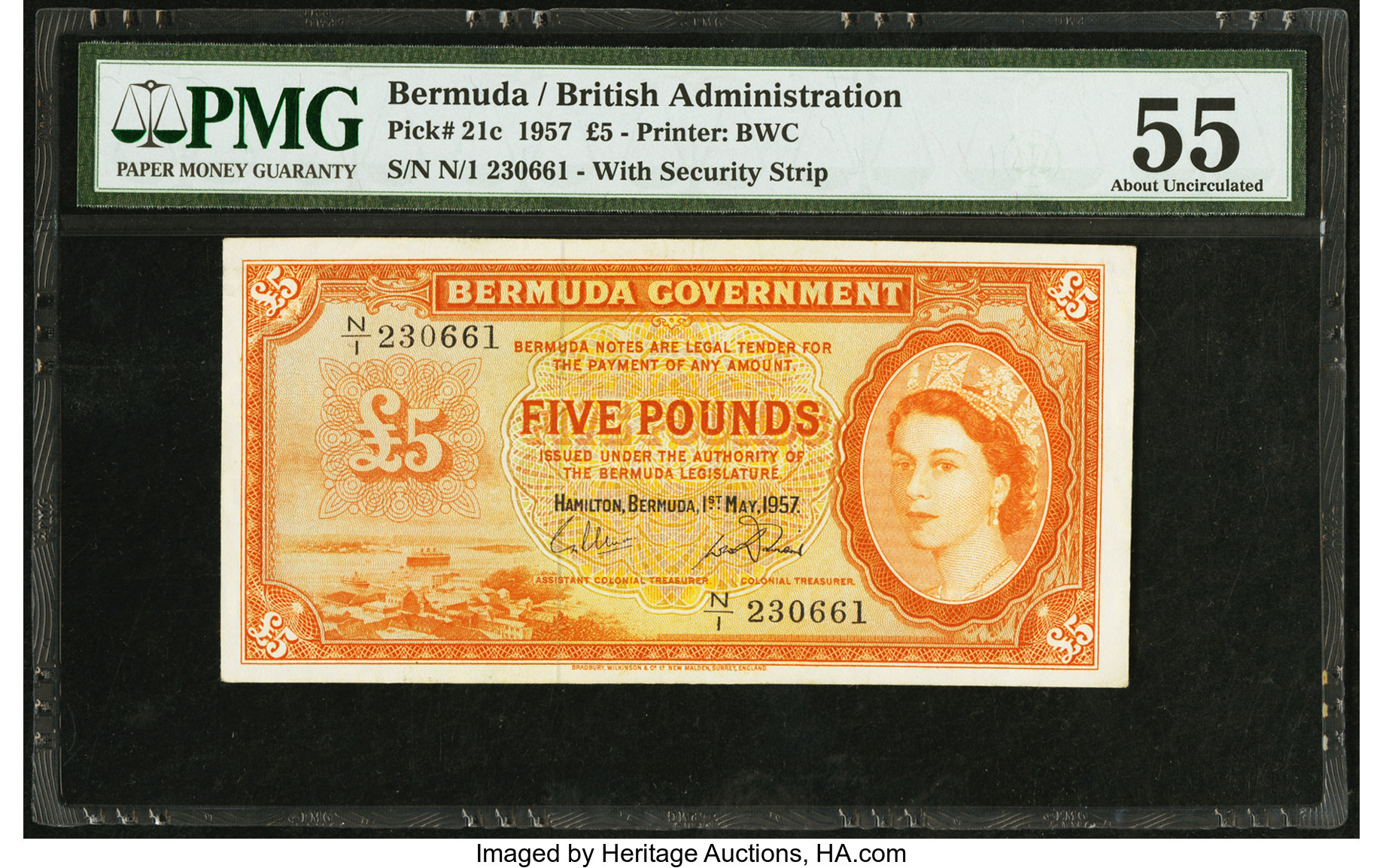 image for: Bermuda  5 pounds (B122as1)