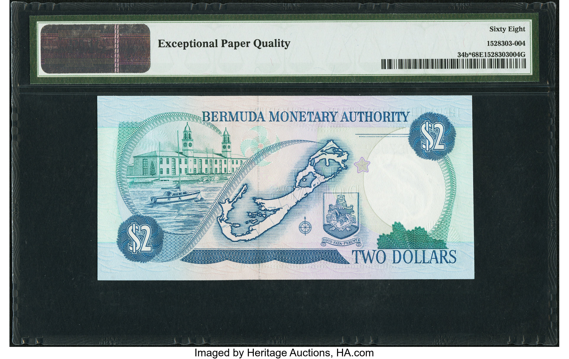 image for: Bermuda  2 dollars (B207b)