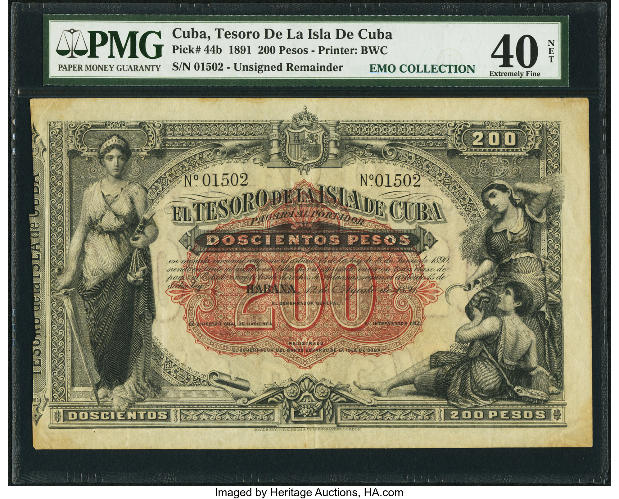image for: Cuba  200 pesos(B206as1)