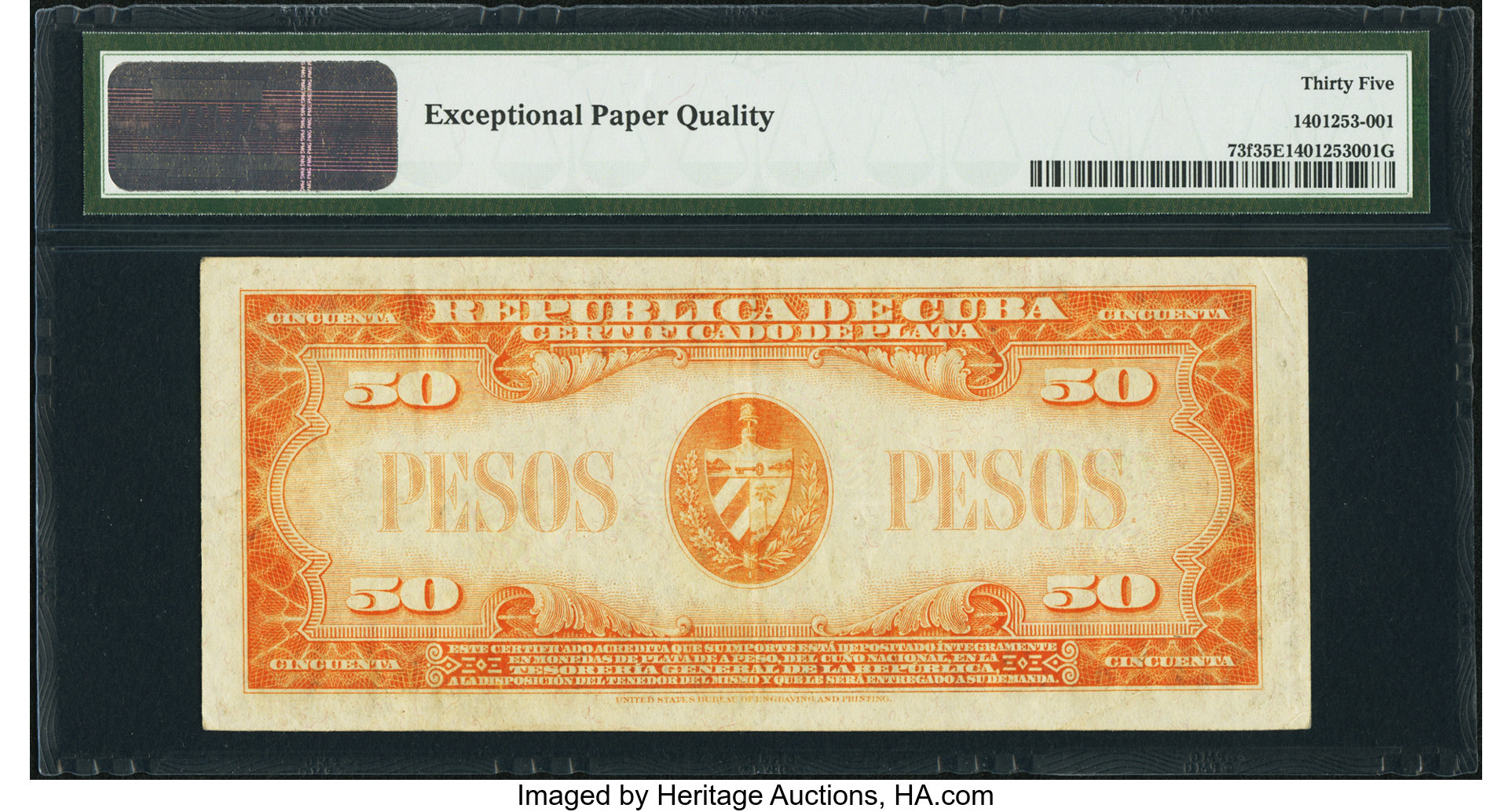 image for: Cuba  50 pesos(B405e)