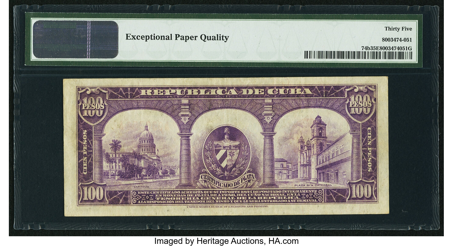 image for: Cuba  100 pesos(B406e)