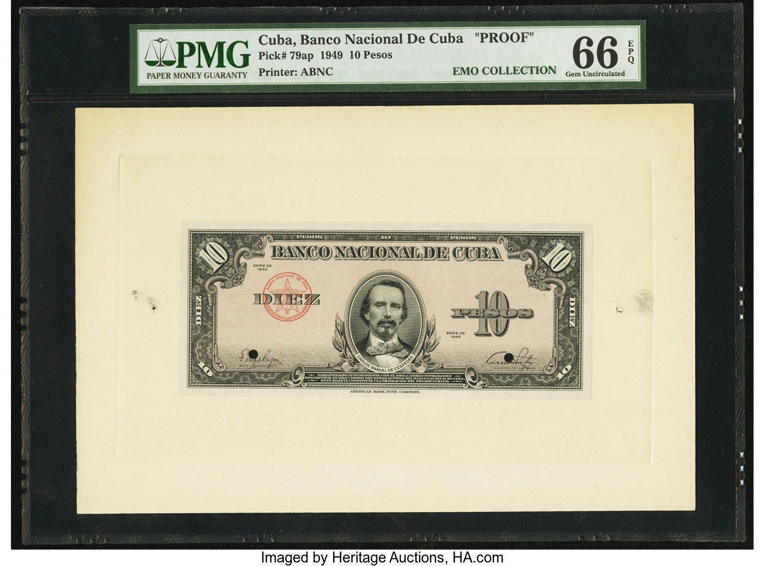 image for: Cuba  10 pesos (B803as)