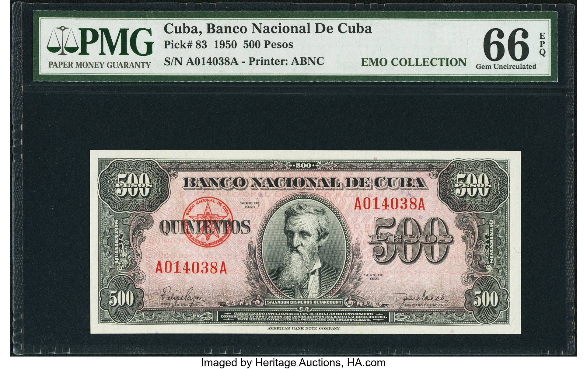 image for: Cuba  500 pesos (B807a)