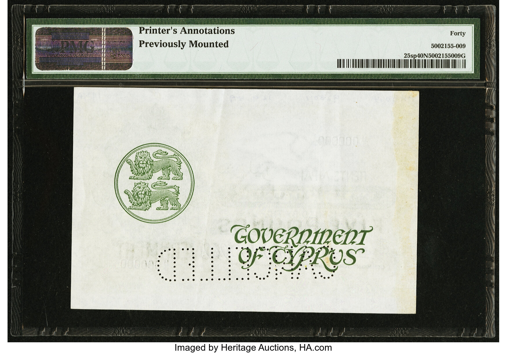 image for: Cyprus  5 pounds (B125o)