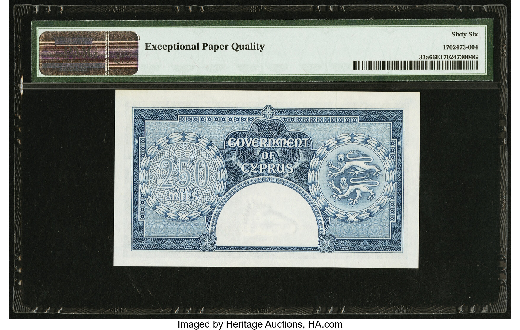 image for: Cyprus  250 mils (B133c)