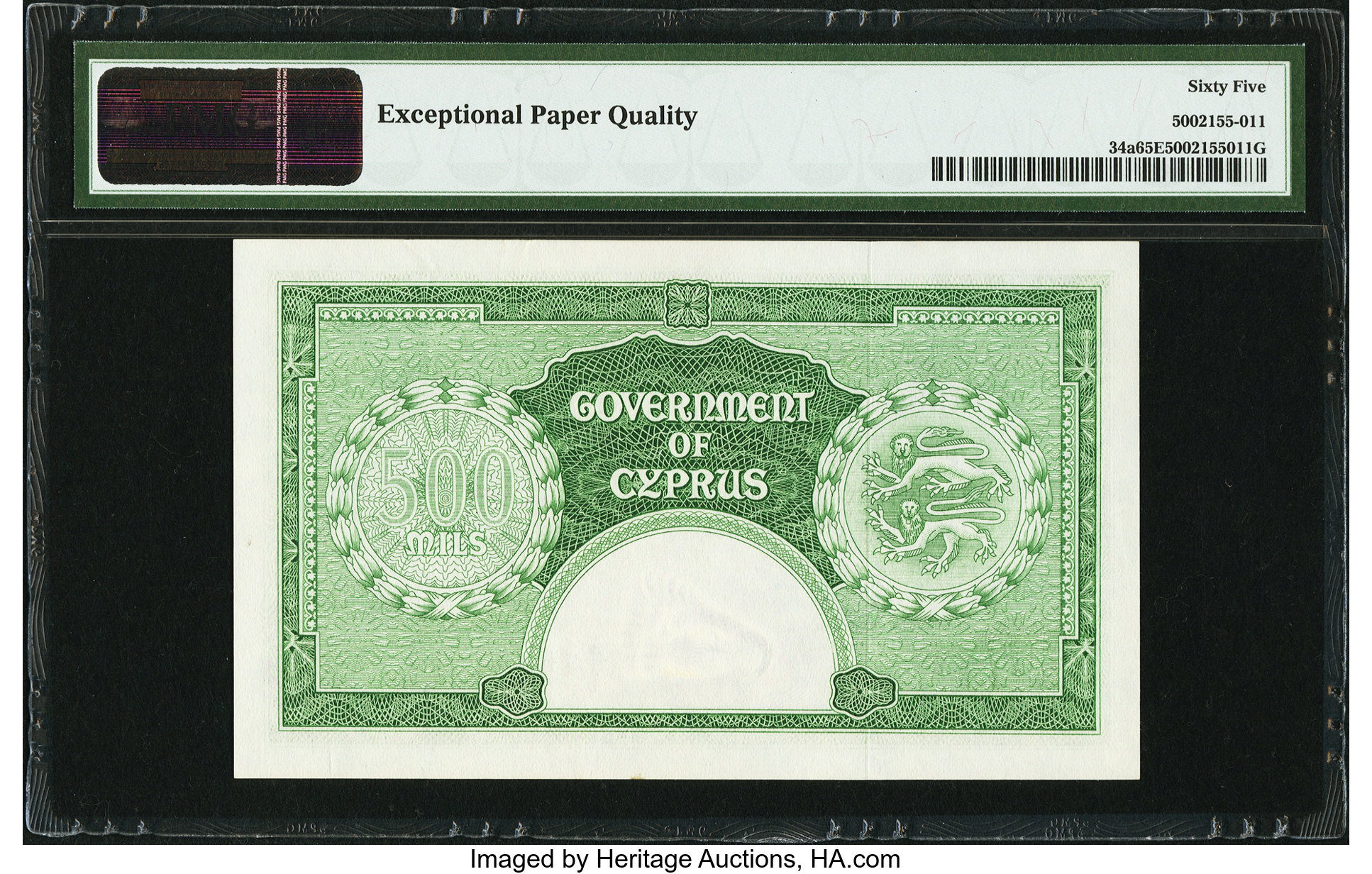 image for: Cyprus  500 mils (B134as2)