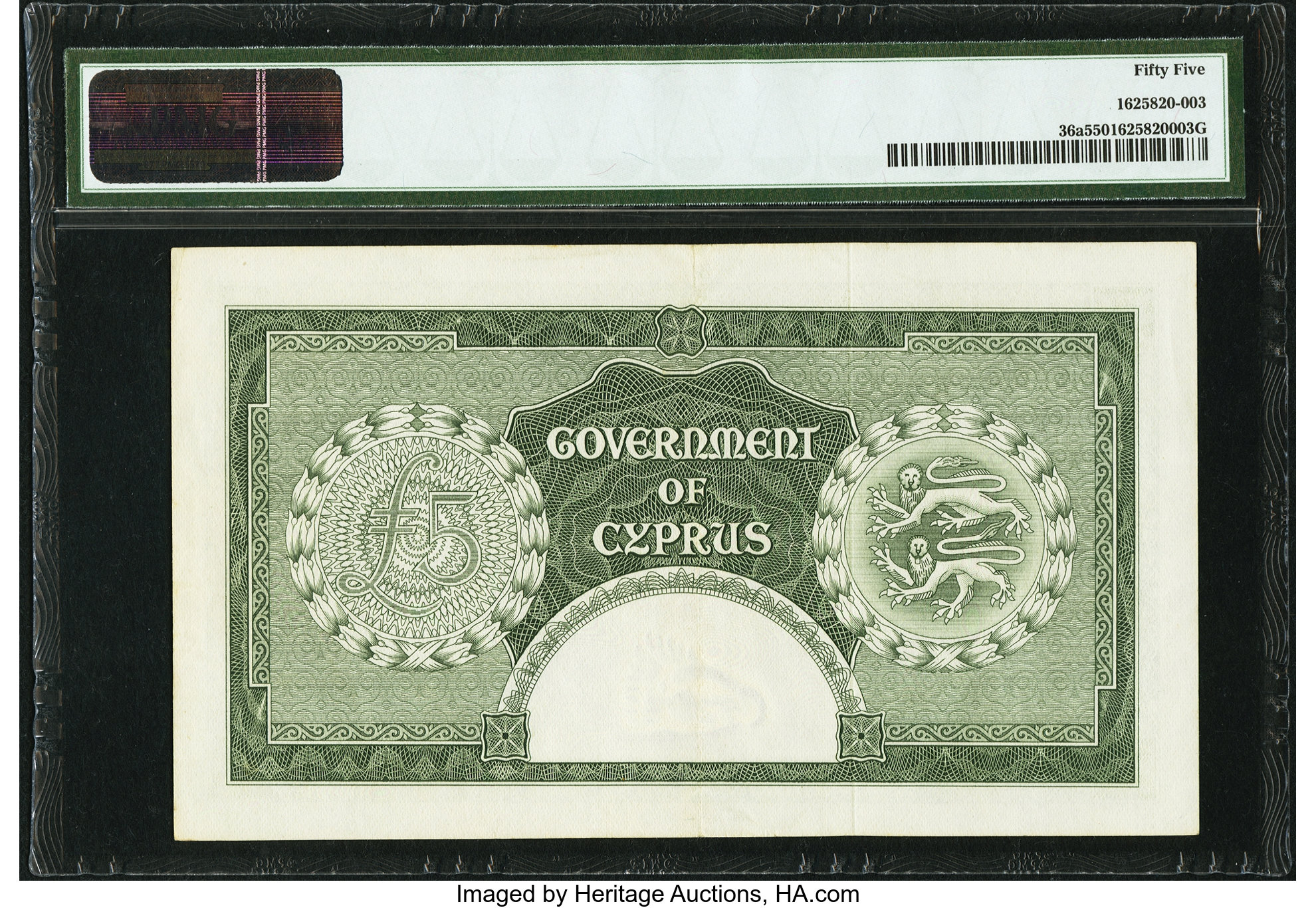 image for: Cyprus  5 pounds (B136as1)