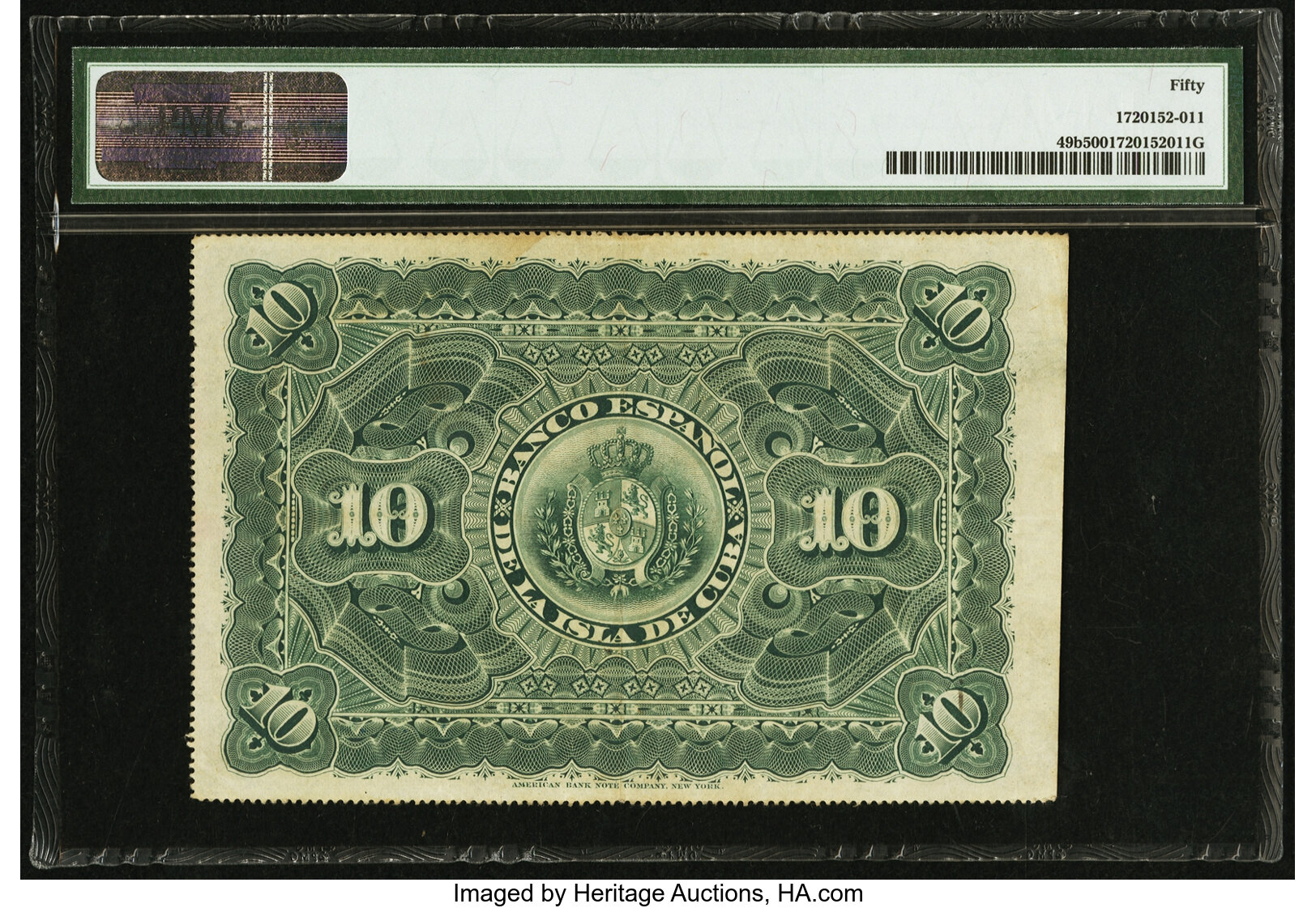 image for: Cuba  10 pesos fuertes (B307cp)
