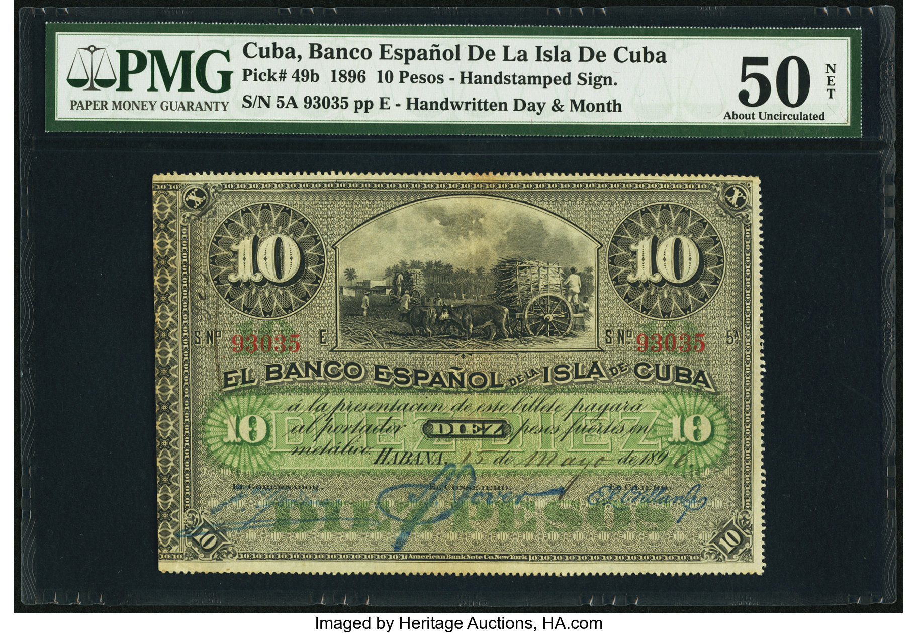 image for: Cuba  10 pesos fuertes (B307a)