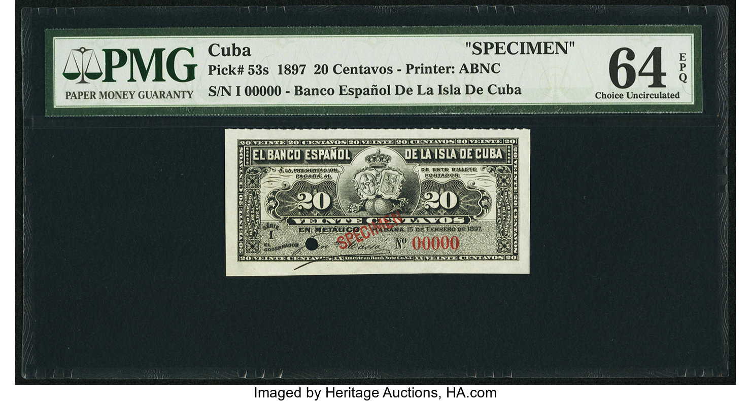 image for: Cuba  20 centavos (B303a)