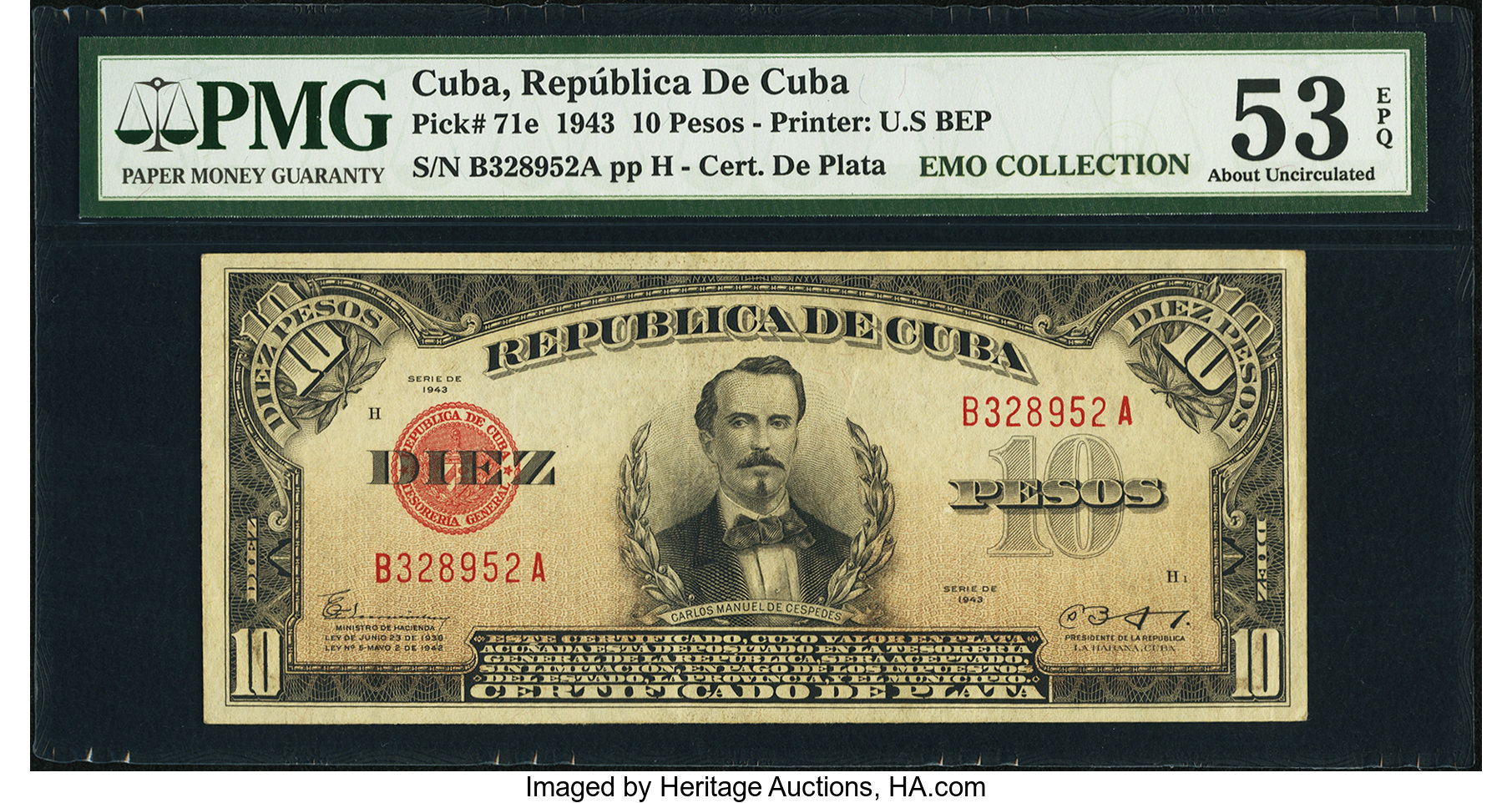 image for: Cuba  10 pesos(B403a)