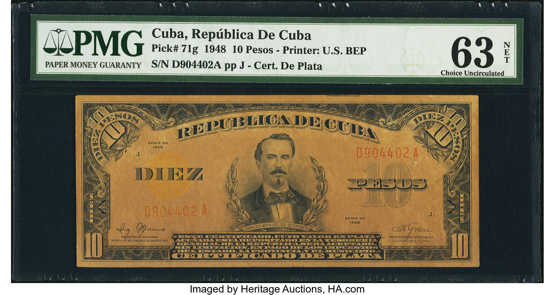 image for: Cuba  10 pesos(B403b)