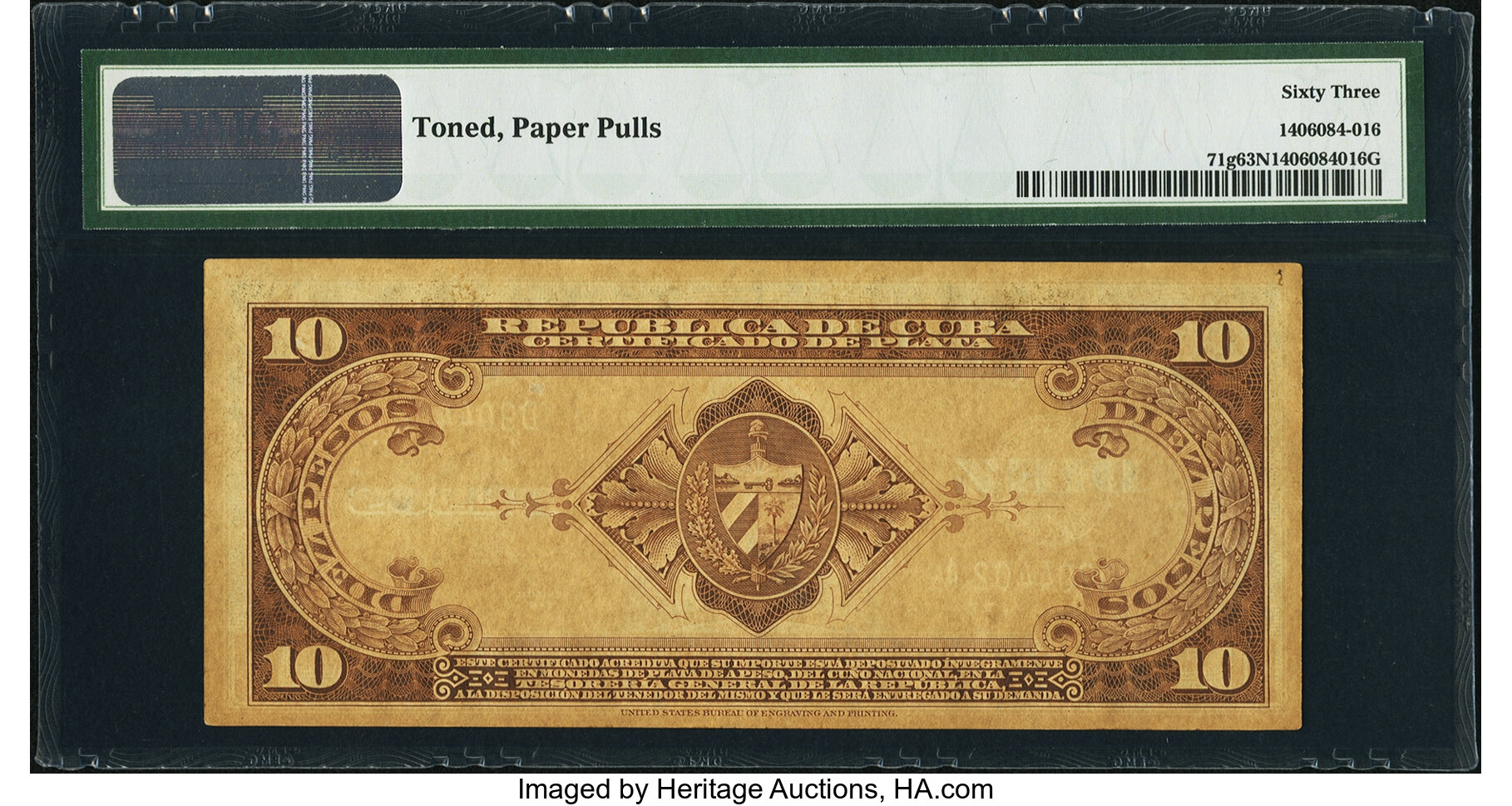 image for: Cuba  10 pesos(B403a)