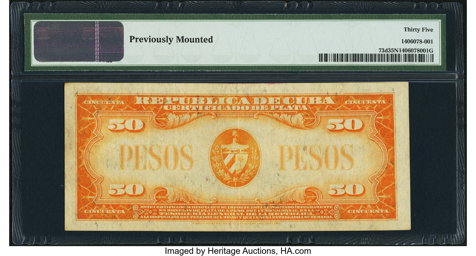 image for: Cuba  50 pesos(B405f)