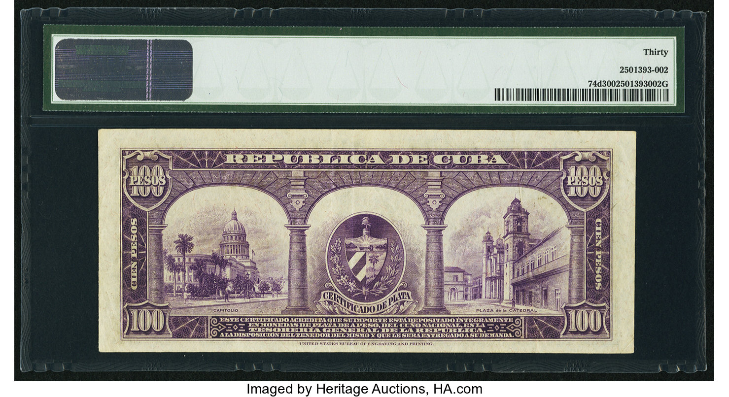 image for: Cuba  100 pesos(B406b)