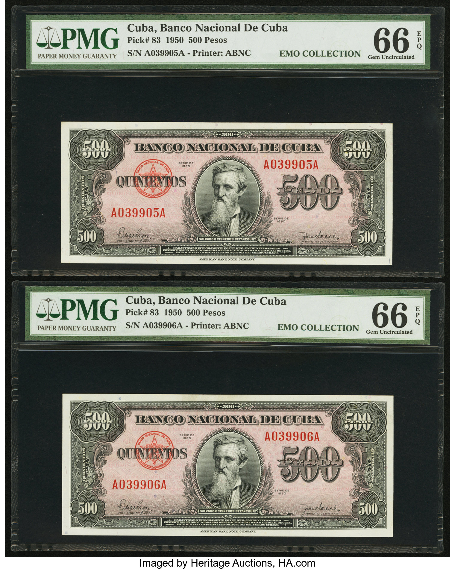 image for: Cuba  500 pesos (B807a)